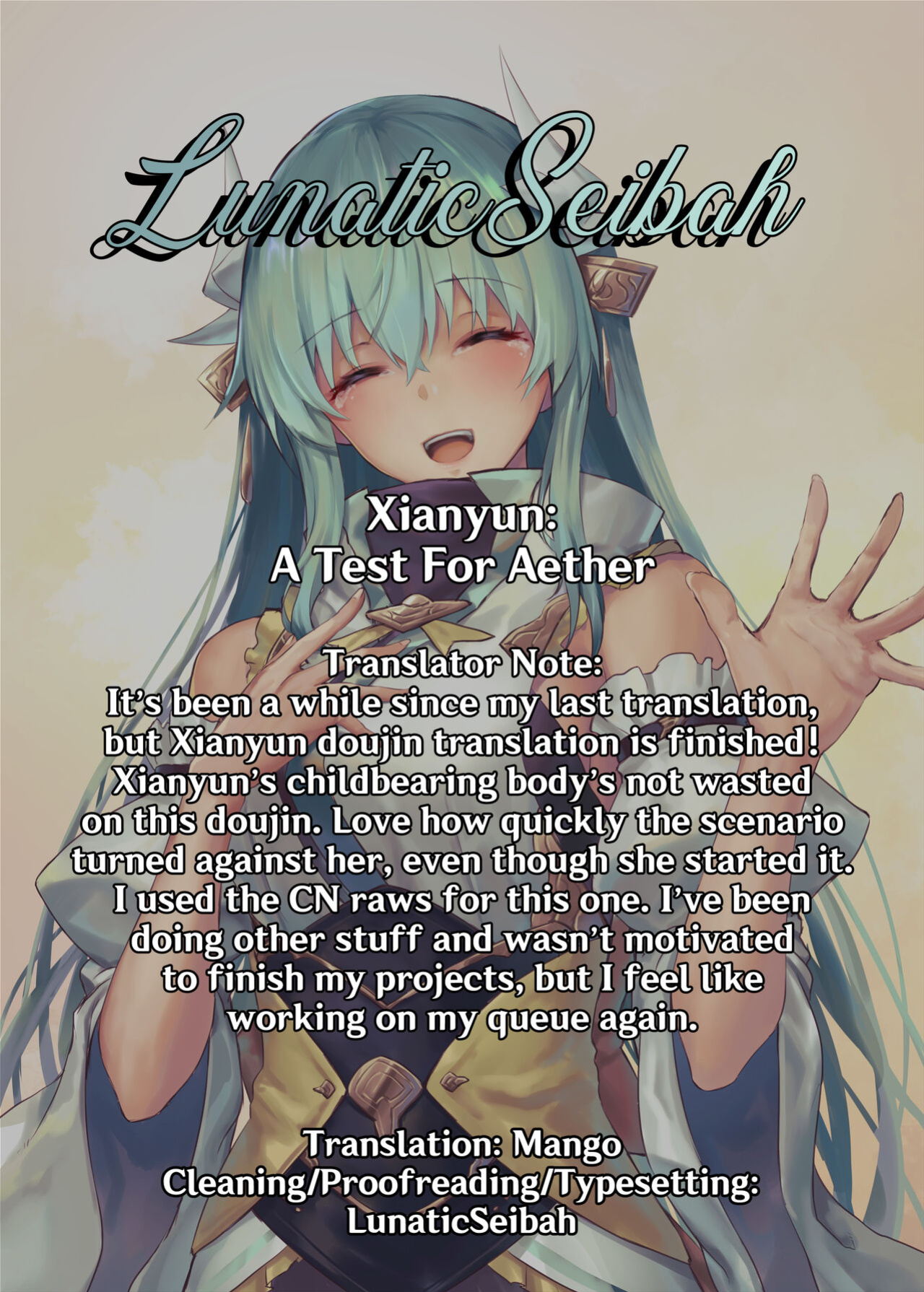 [KeinV] Xianyun: Sora no Shiren | Xianyun: A test for Aether (Genshin Impact) [LunaticSeibah]