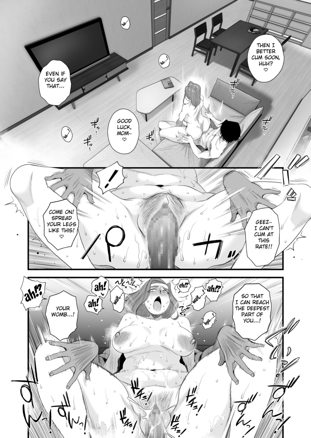 [Haitoku Sensei] Chichioya Kounin! Hasegawa-san Chi no Oyako Kankei ~Fuufu no Shinshitsu Nakadashi Hen~ [Fated Circle]