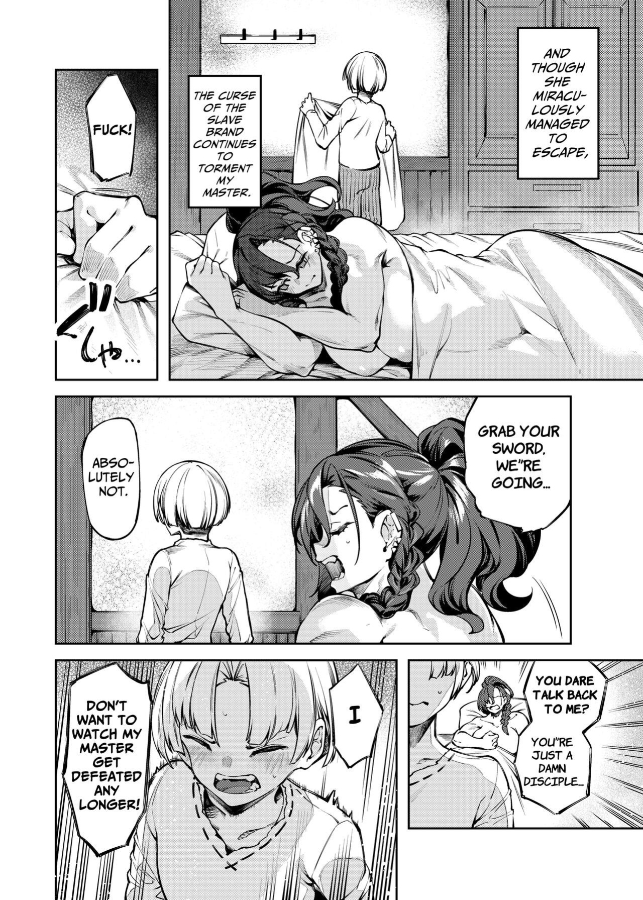 [I'm moralist (Yanagihara Mitsuki, iapoc)] Inmon Jakutai Joshishou ni Wakarase Ecchisuru Manga | A Manga where a Lewd Crest has weakened my Master [ApricotJam]