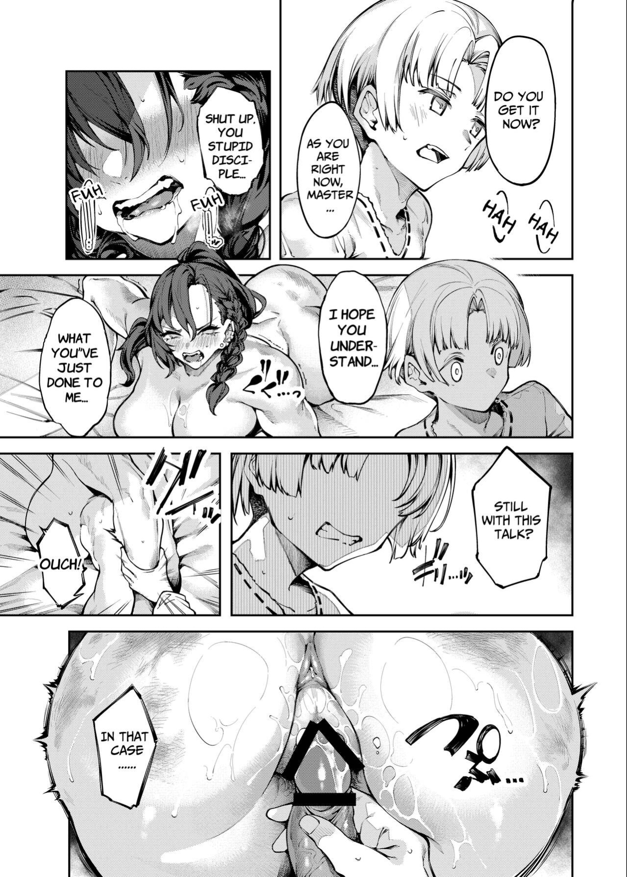 [I'm moralist (Yanagihara Mitsuki, iapoc)] Inmon Jakutai Joshishou ni Wakarase Ecchisuru Manga | A Manga where a Lewd Crest has weakened my Master [ApricotJam]