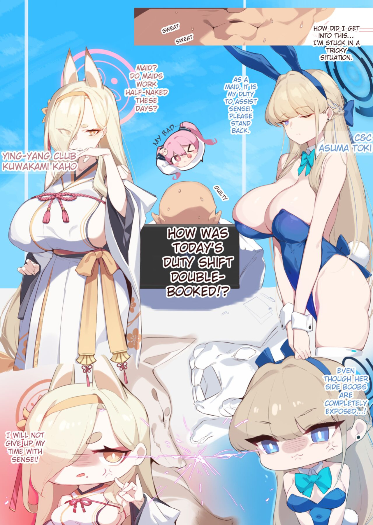 [Yanje] Usagi to Kitsune no Aida de | Between Rabbit and Fox (Blue Archive)