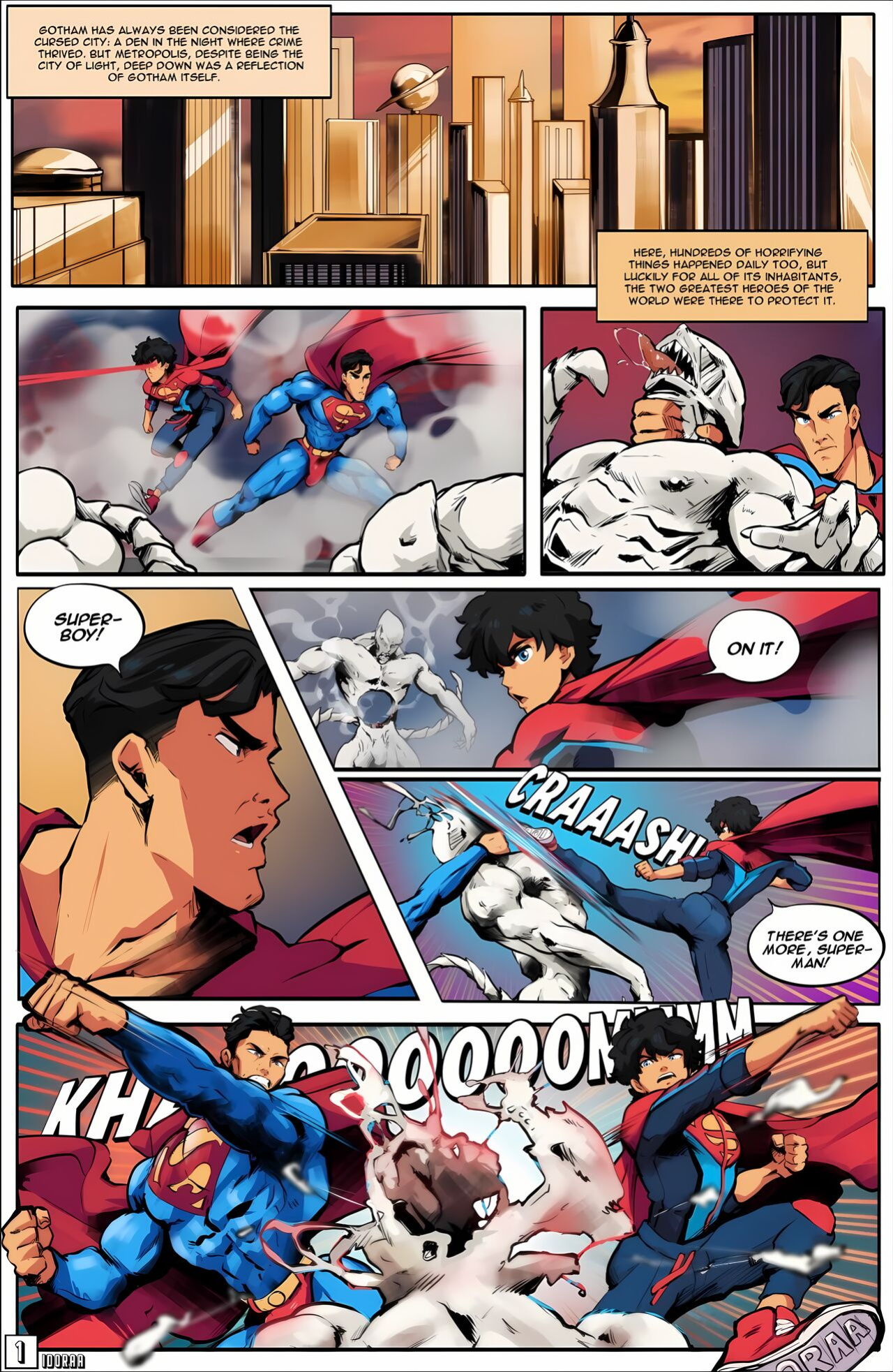 {Idoraa/Lilprincyvi} SUPERBOY Comic