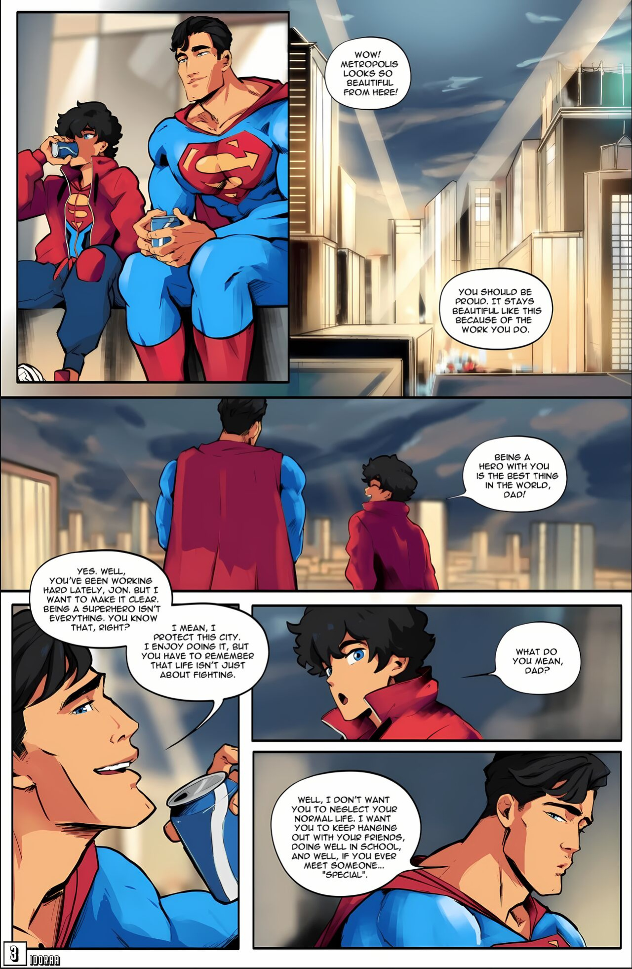 {Idoraa/Lilprincyvi} SUPERBOY Comic
