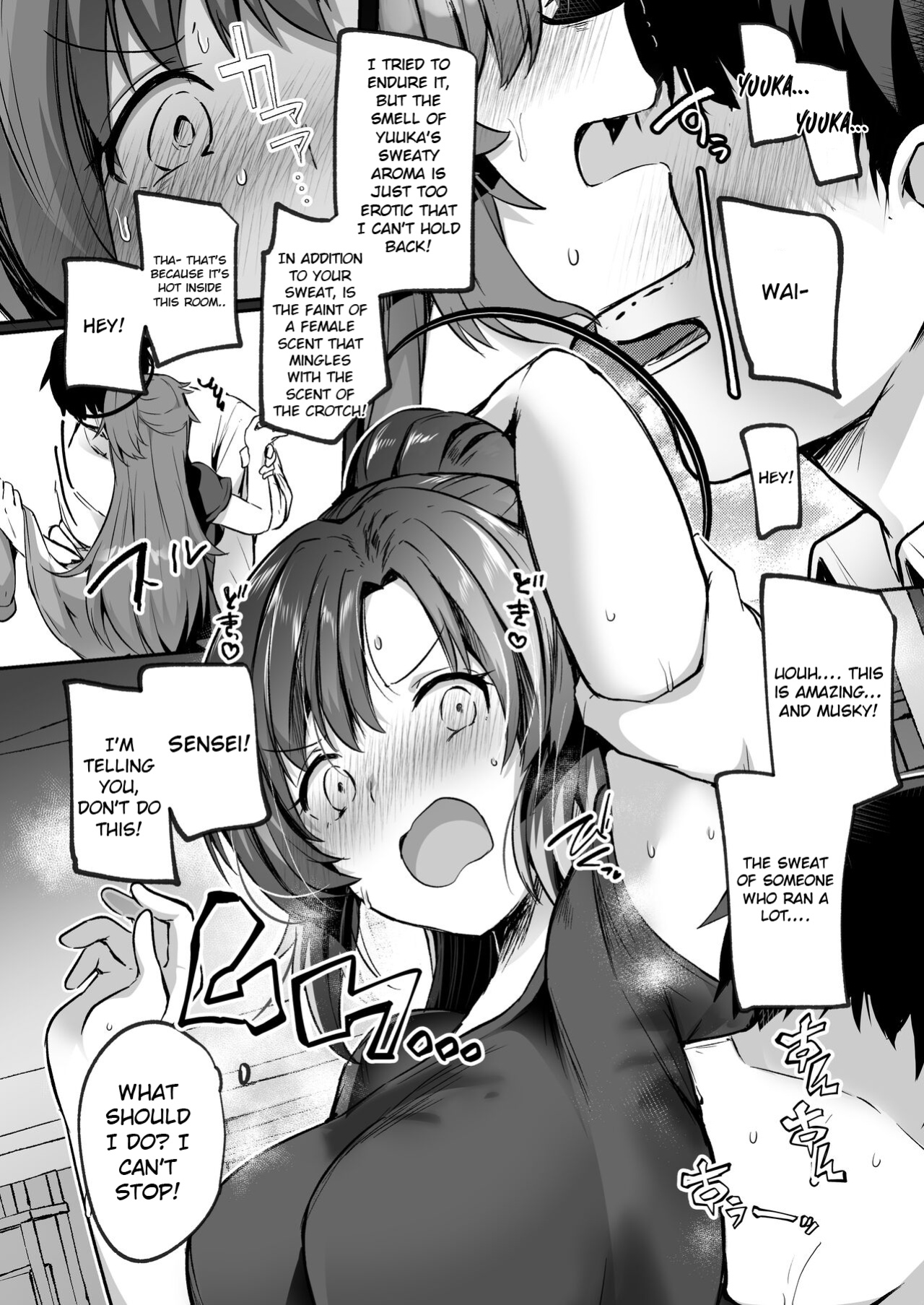 [Kuusou Monochrome (Abi)] A book about being pushed down and having sex by a sexually uncontrollable sensei (Blue Archive)