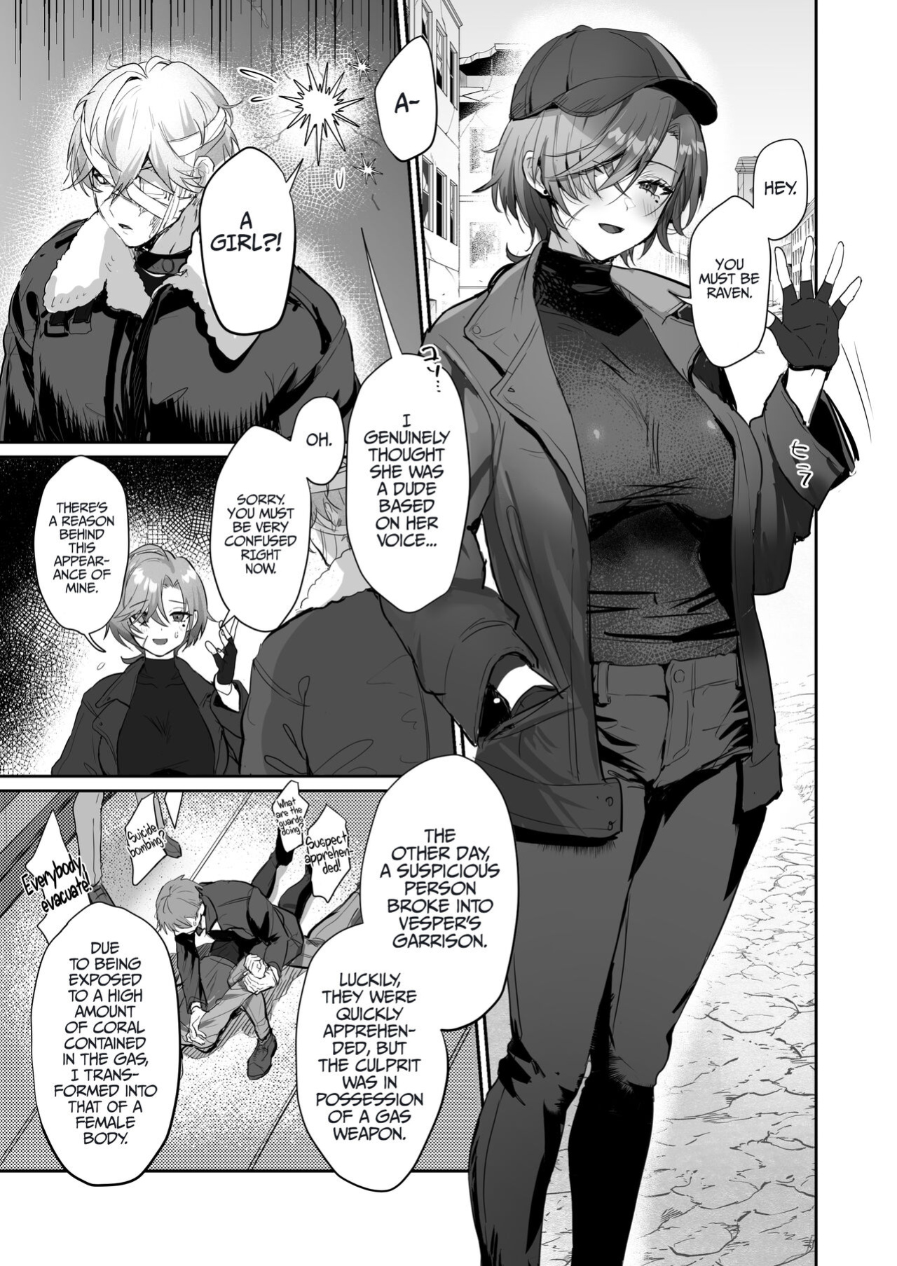 [Yabatani Land (Homina Mia)] Coral no Megumi de Nyotaika Shita Senyuu to xxx Suru Hon | A Book About XXX With My Buddy Who Has Become A Woman Because Of The Effect Of Coral (ARMORED CORE VI) [LunaticSeibah]