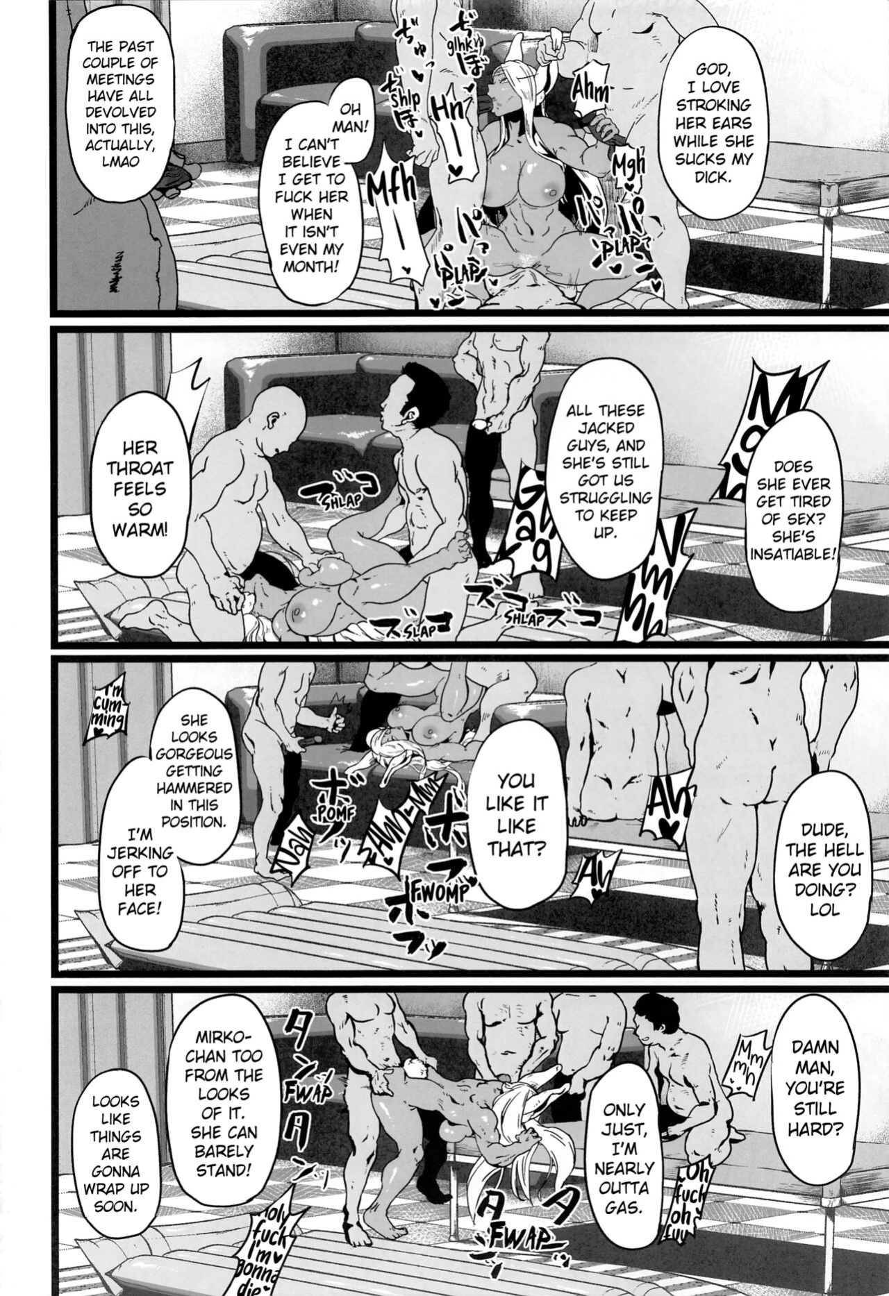 (C101) [Pin to Kite Jigoku (Dance Eiki)] Bukkake Mirko (My Hero Academia) [SaLamiLid]