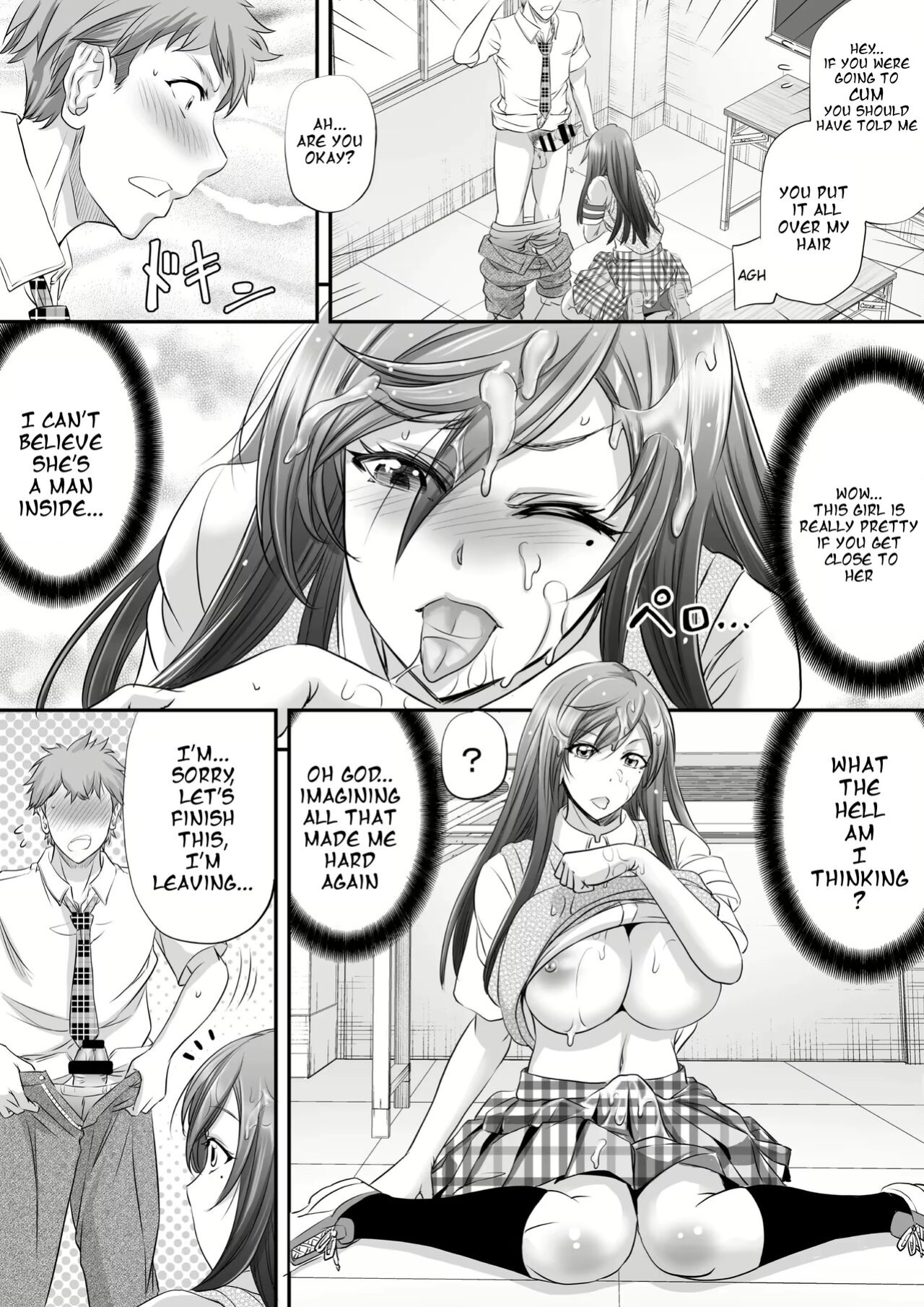 [Monji Koubou (Kikuichi Monji)] Papakatsu Shemale Ga Kanojo Ni Naru Made