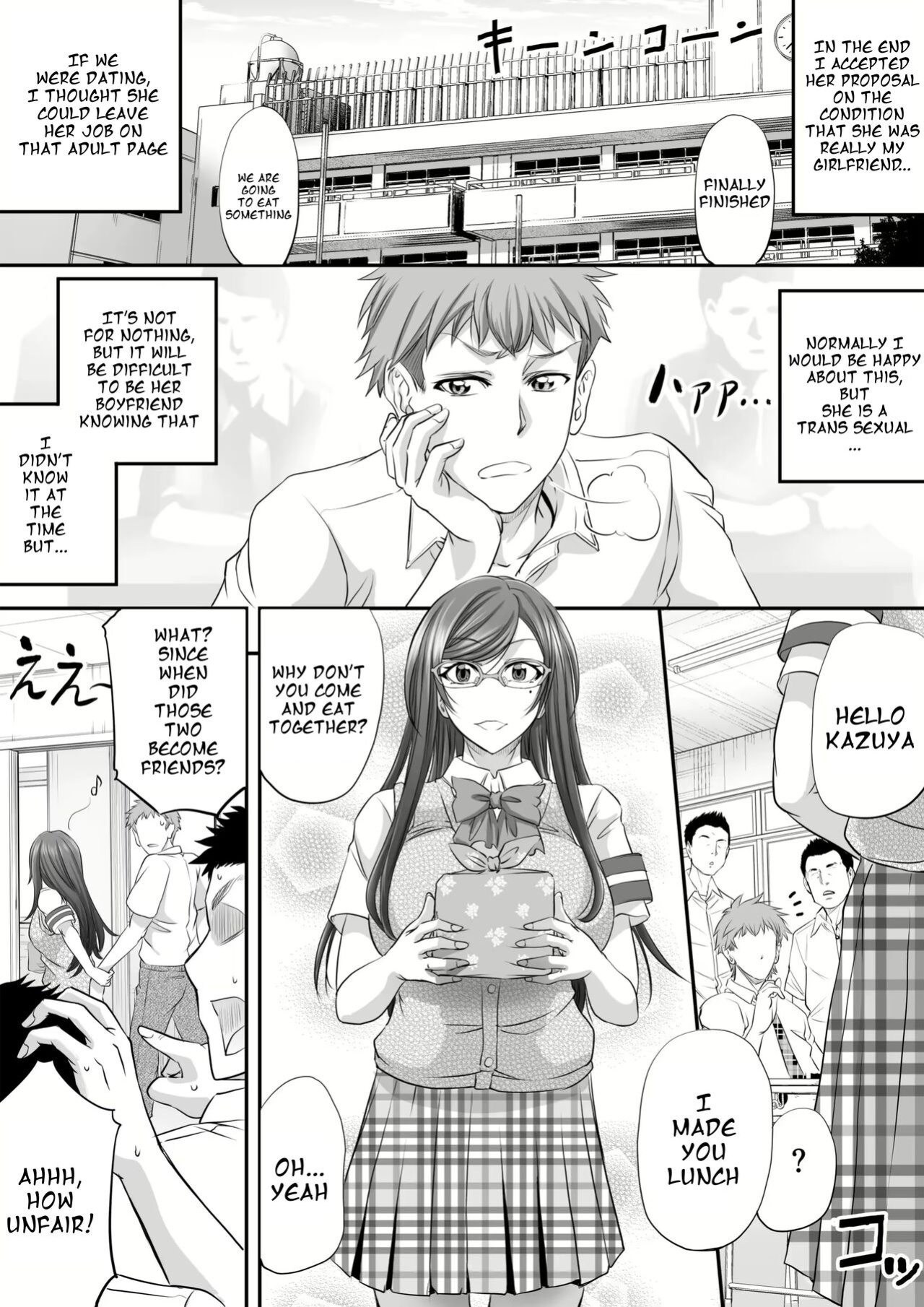 [Monji Koubou (Kikuichi Monji)] Papakatsu Shemale Ga Kanojo Ni Naru Made