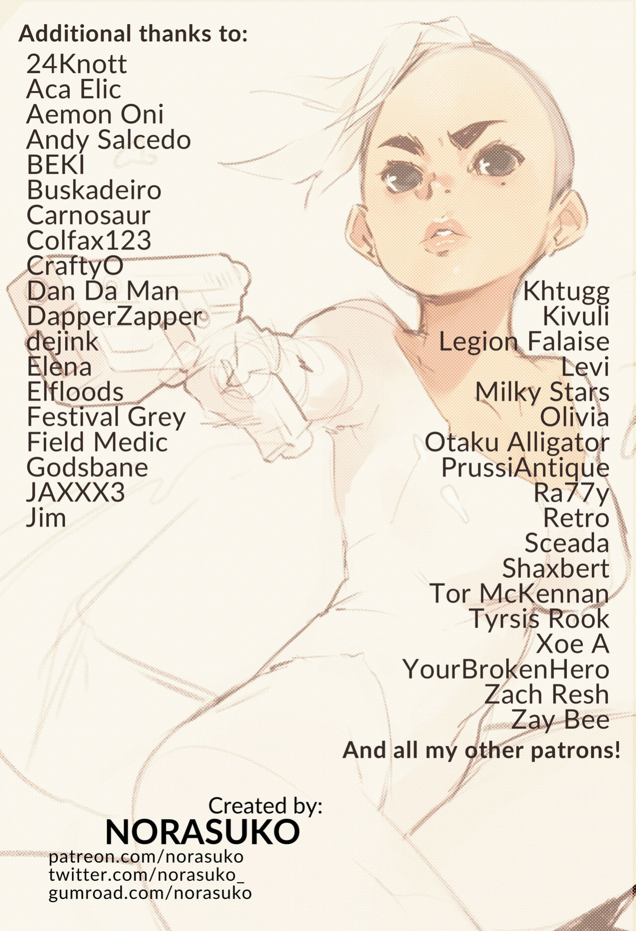 [Norasuko] RUTHLESS + Sketches and Concepts