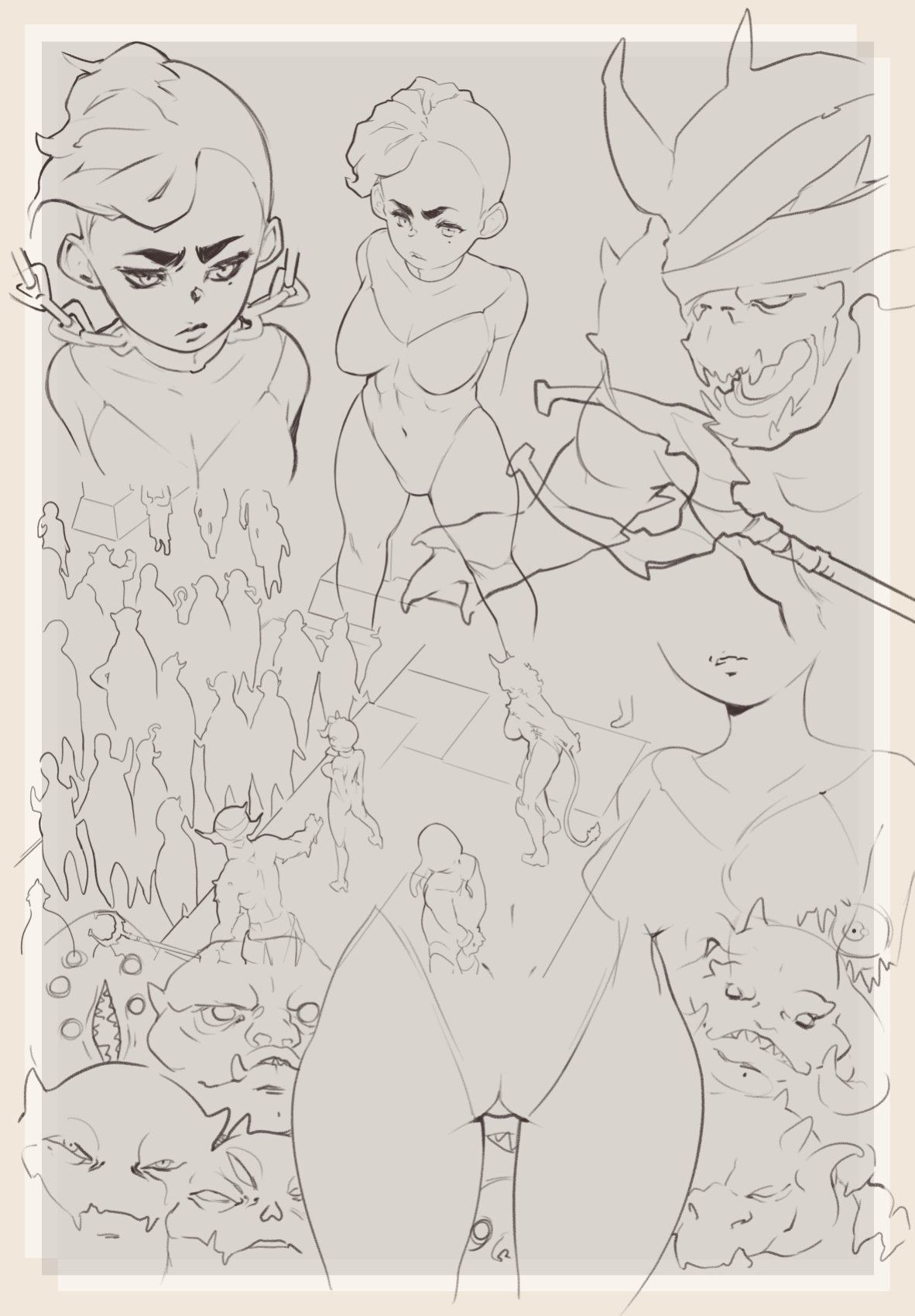 [Norasuko] RUTHLESS + Sketches and Concepts