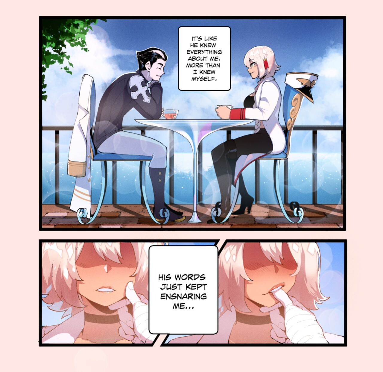 [Thiccwithaq] Sable/Xavion Comic commission