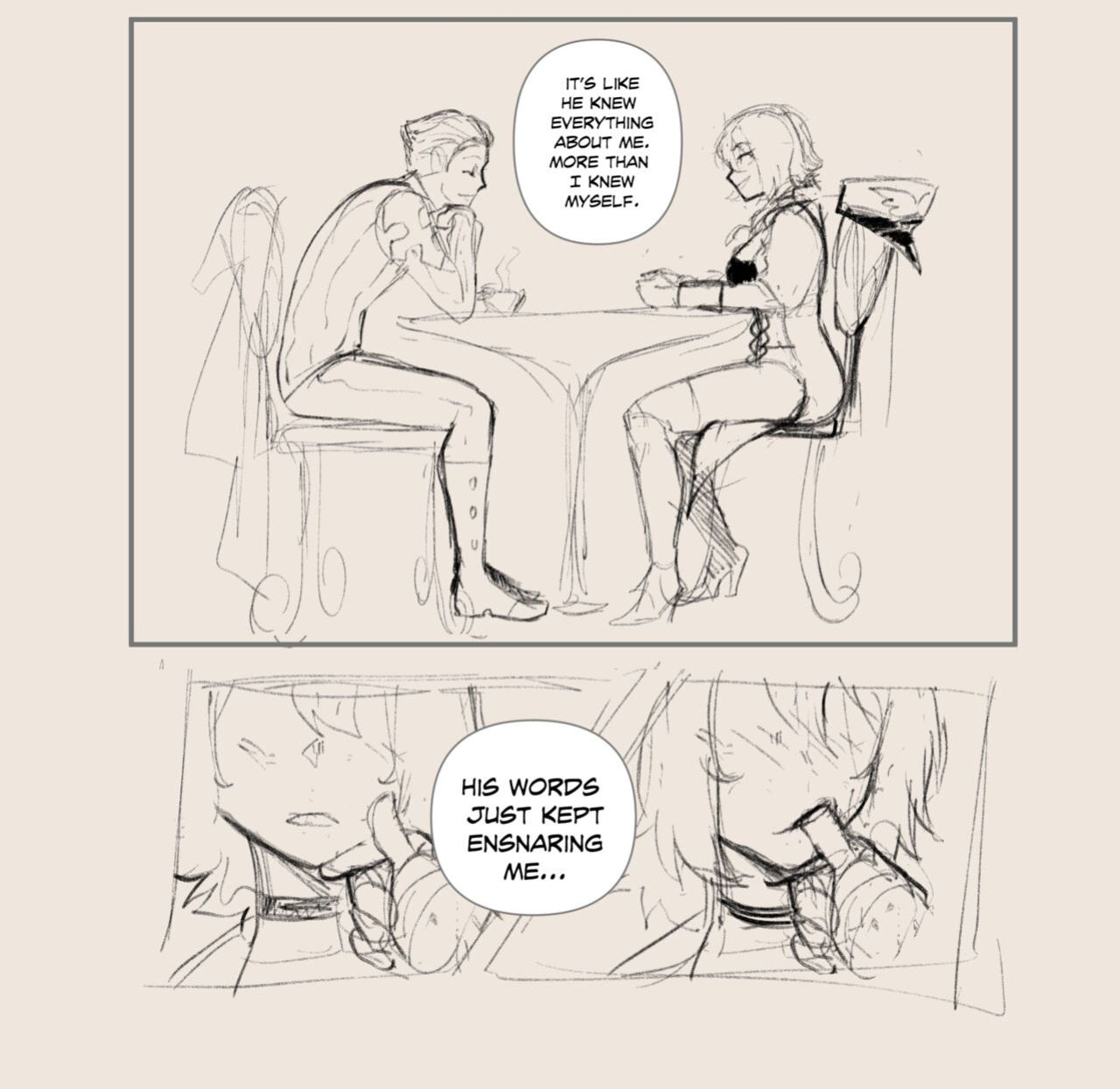 [Thiccwithaq] Sable/Xavion Comic commission