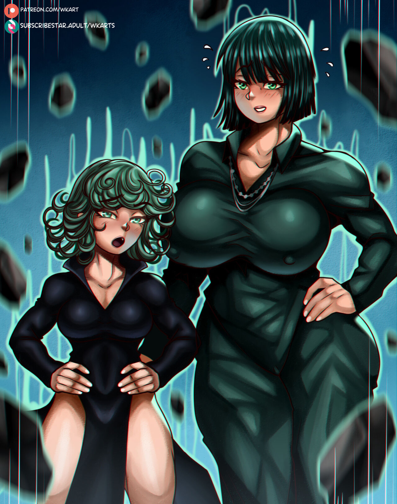 [Wkart] Tatsumaki and Fubuki (One Punch-Man)