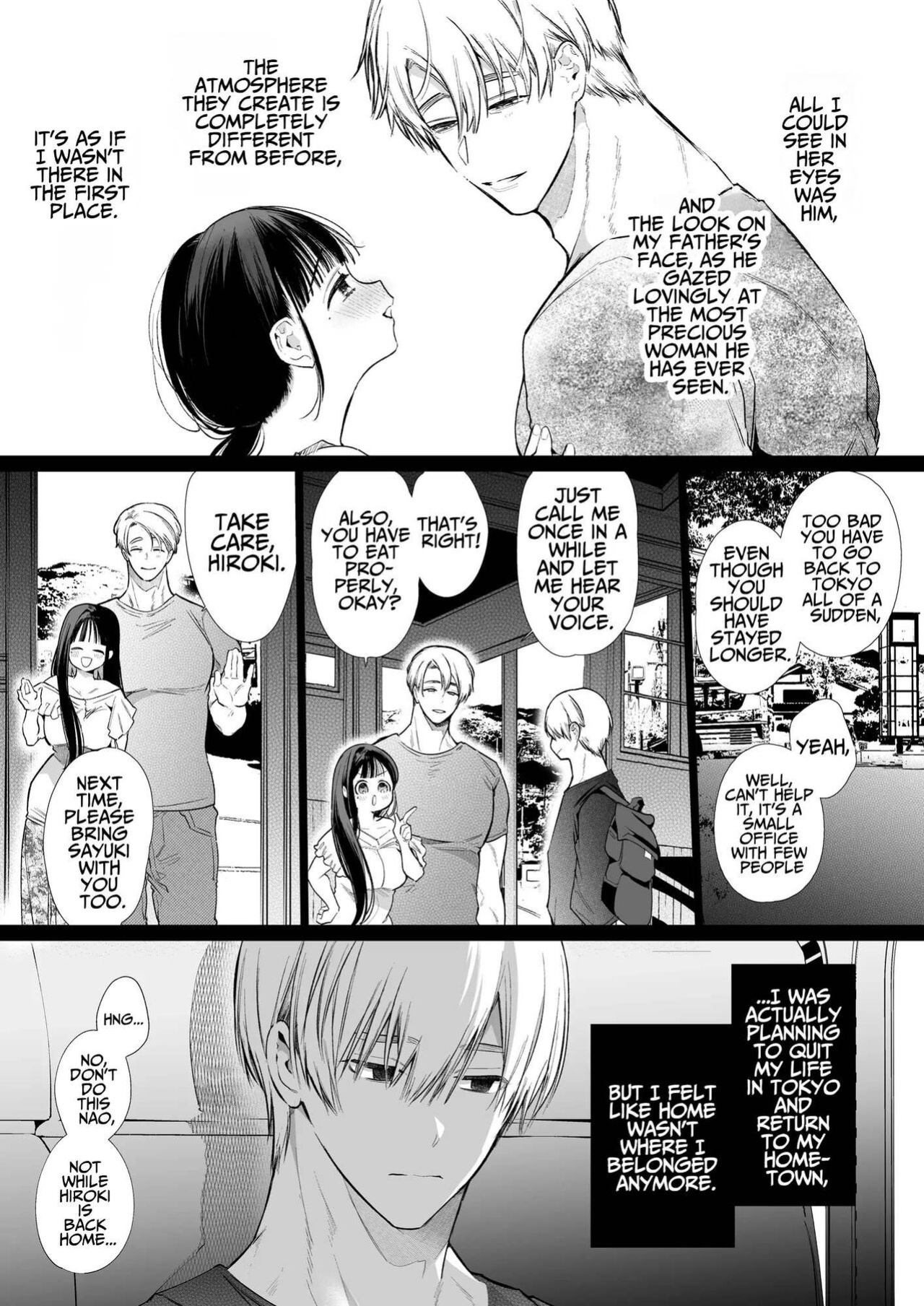 [Yatomomin (Yamamoto Tomomitsu)] Nao-chan NTR ~Suki ni Natta Hito wa, Osananajimi no Otou-san Deshita.~ | Nao-chan NTR - The Person I Fell in Love with was my Childhood friend's Father. ~