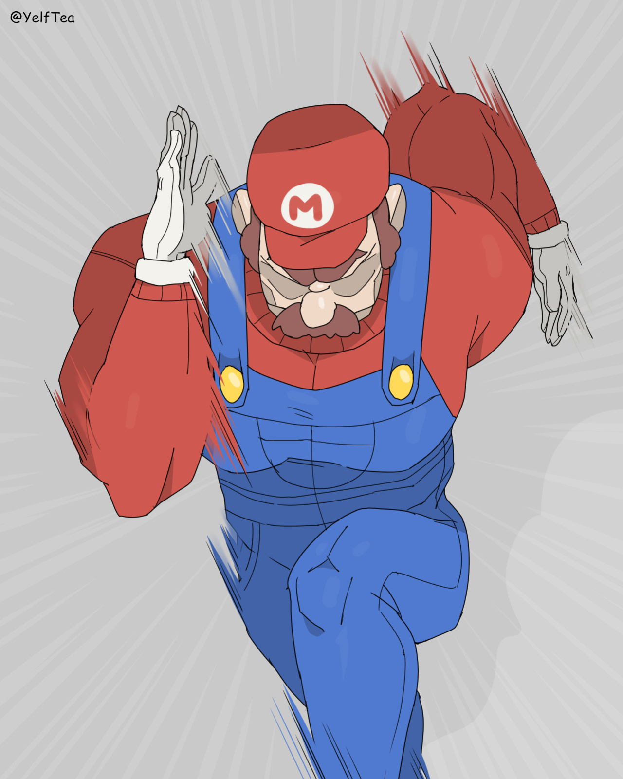[YelfTea] Peach And Mario (Part 1) (Super Mario Brothers)