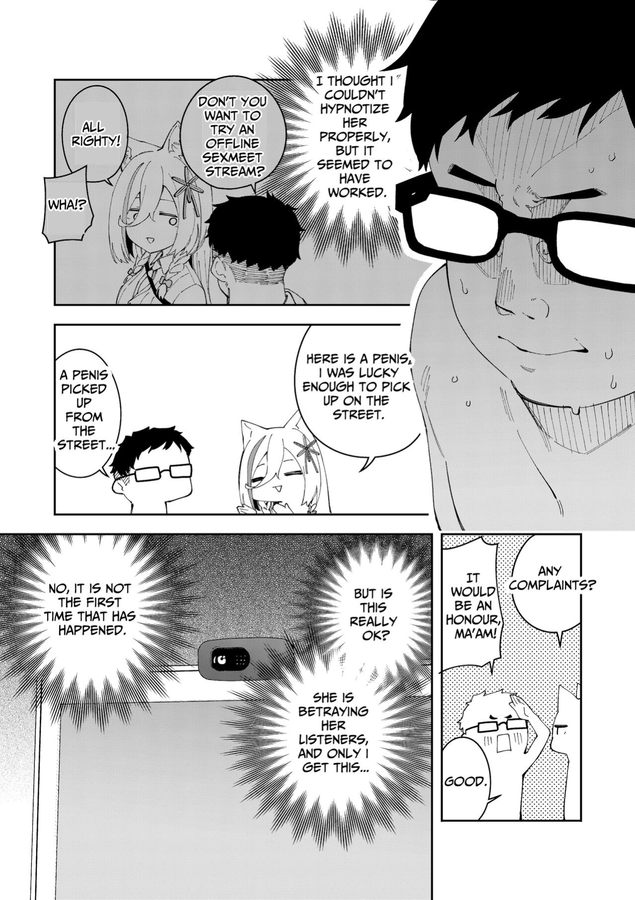 [Hinagikutei (Ronomiya Hinagiku, Shobu)] Oshi Haishinsha wa Ore dake no Senyou Manko. Saimin Kakete Ero-kei Haishinsha o Itsudemo Dokomade Hamemakuru ~Ronomiya Hinagiku no Baai~ (Ronomiya Hinagiku) [Pyruz Translation]