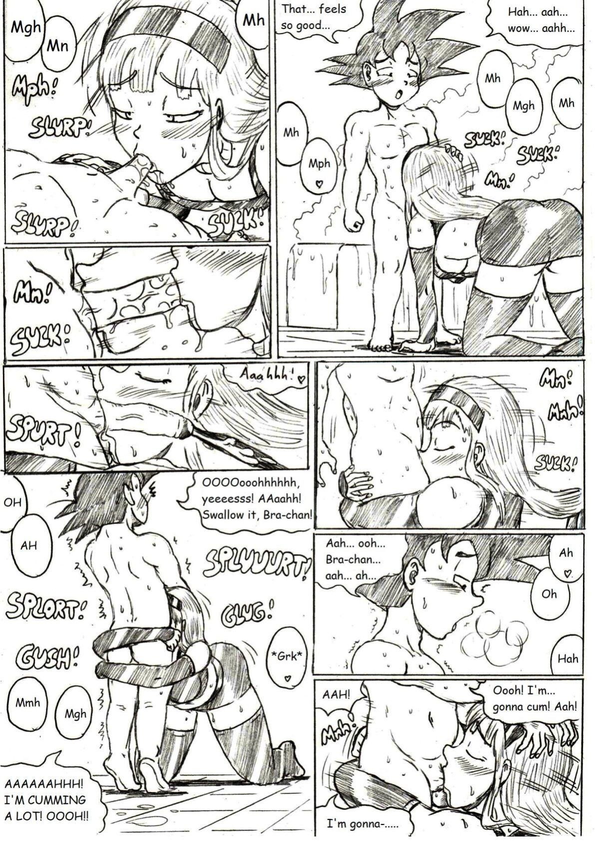 [TheWriteFiction] My Father's Hot Rival - Kid Goku x Bra (Dragon Ball GT)