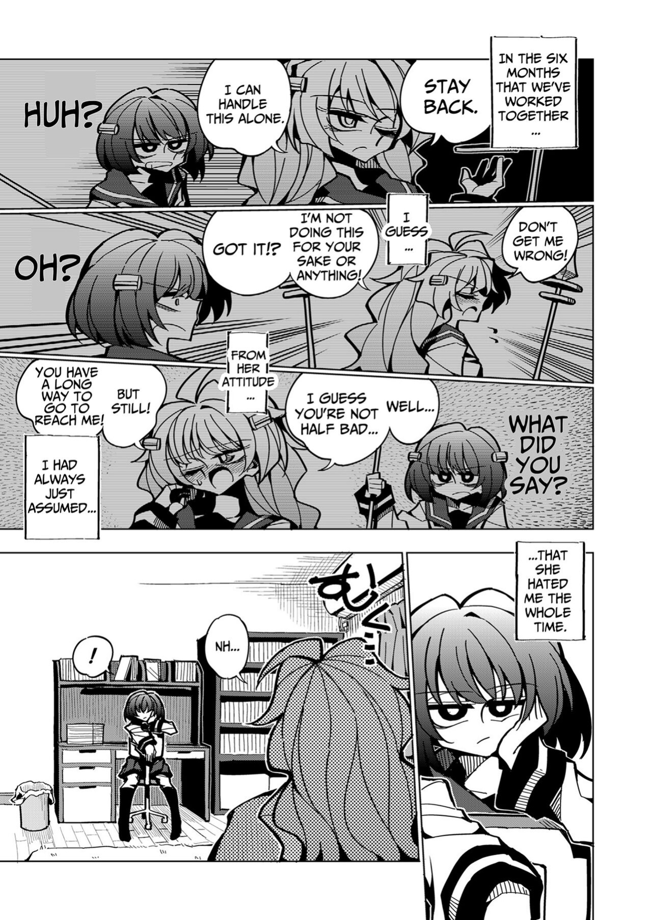 [7 Colored LED (Nekonso)] Shizuku to Shiori If (Zenpen) -5-ka de Oboeru! Futanari Onanie no Susume | Shizuku & Shiori ~It's Up to Me To Service Futanari-modified Senpai!~ [Pink Glass TL]