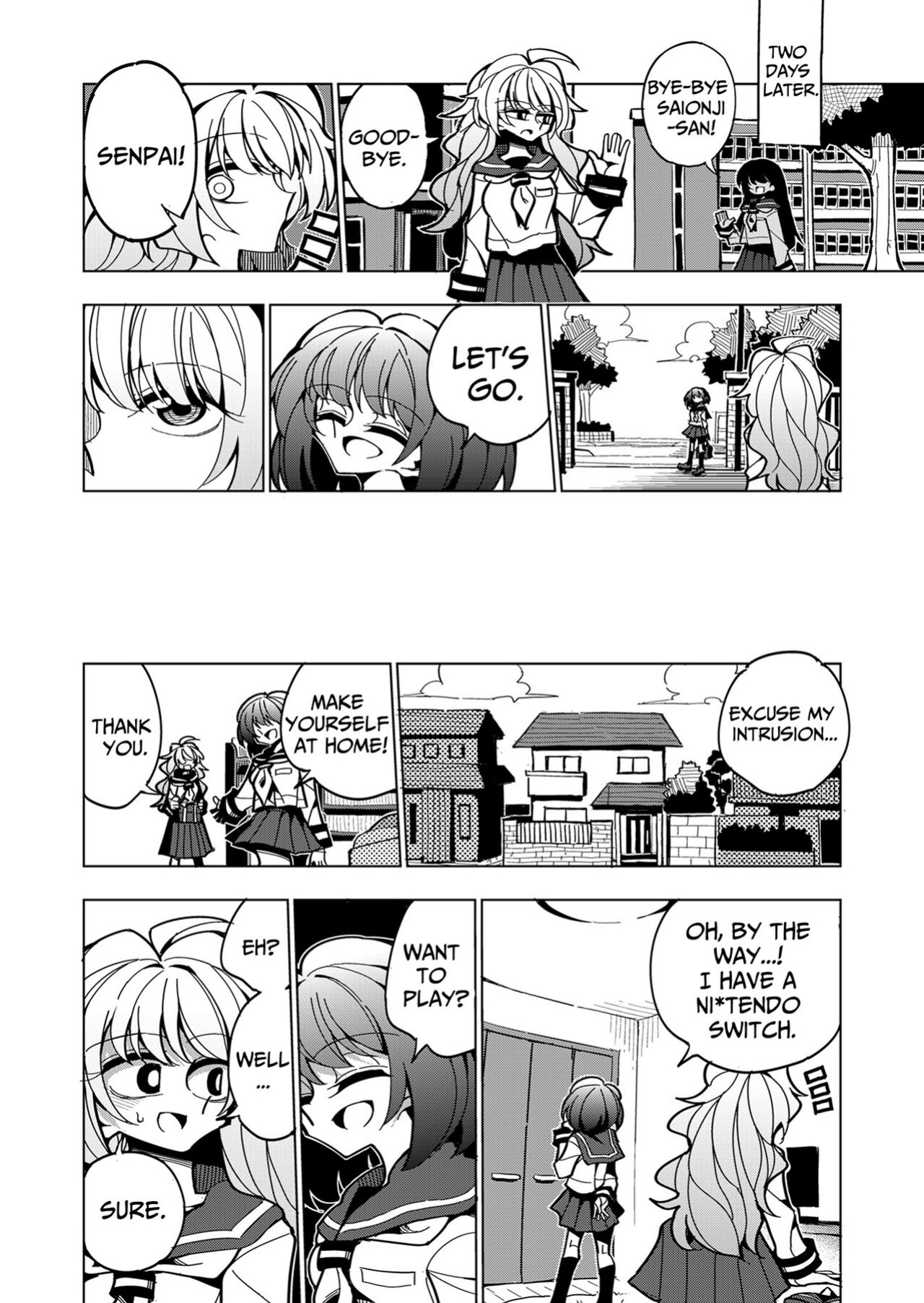 [7 Colored LED (Nekonso)] Shizuku to Shiori If (Zenpen) -5-ka de Oboeru! Futanari Onanie no Susume | Shizuku & Shiori ~It's Up to Me To Service Futanari-modified Senpai!~ [Pink Glass TL]