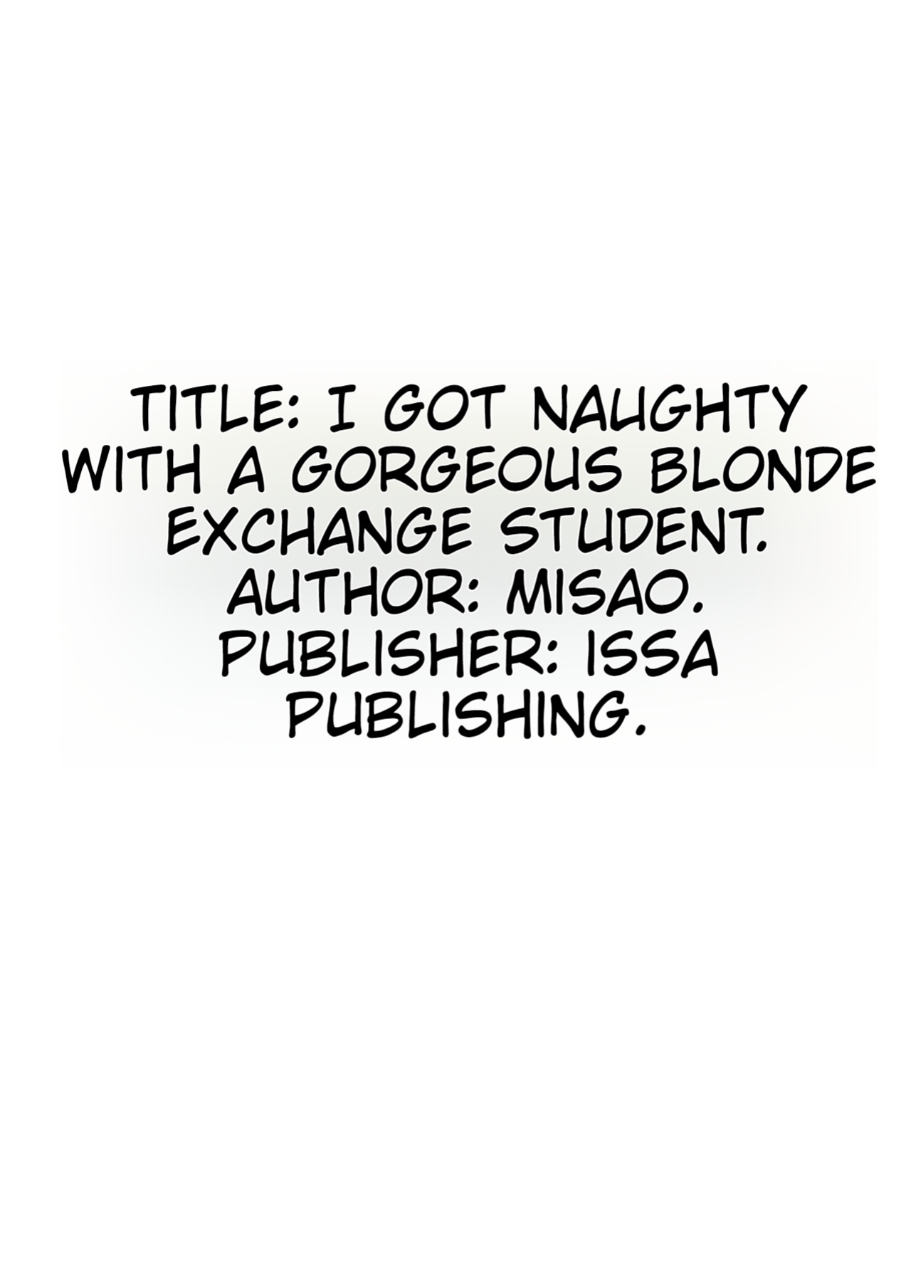 [Misao] Gokujō Kinpatsu Ryūgakusei to na Kokusai Kōryū Shicha Imashita.