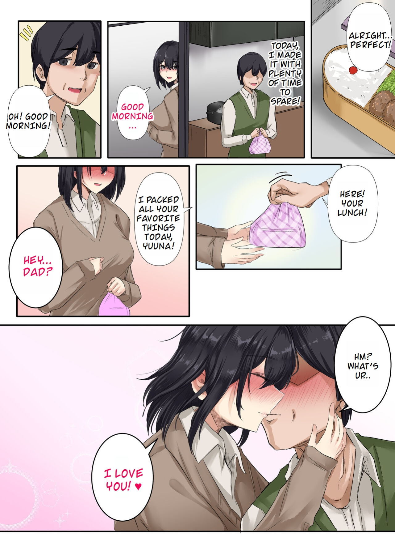 [Merukoro (KANIKORO)] Otou-san to Sex Shitara Dame desu ka? (Is it wrong to have sex with my dad?) [MTL]