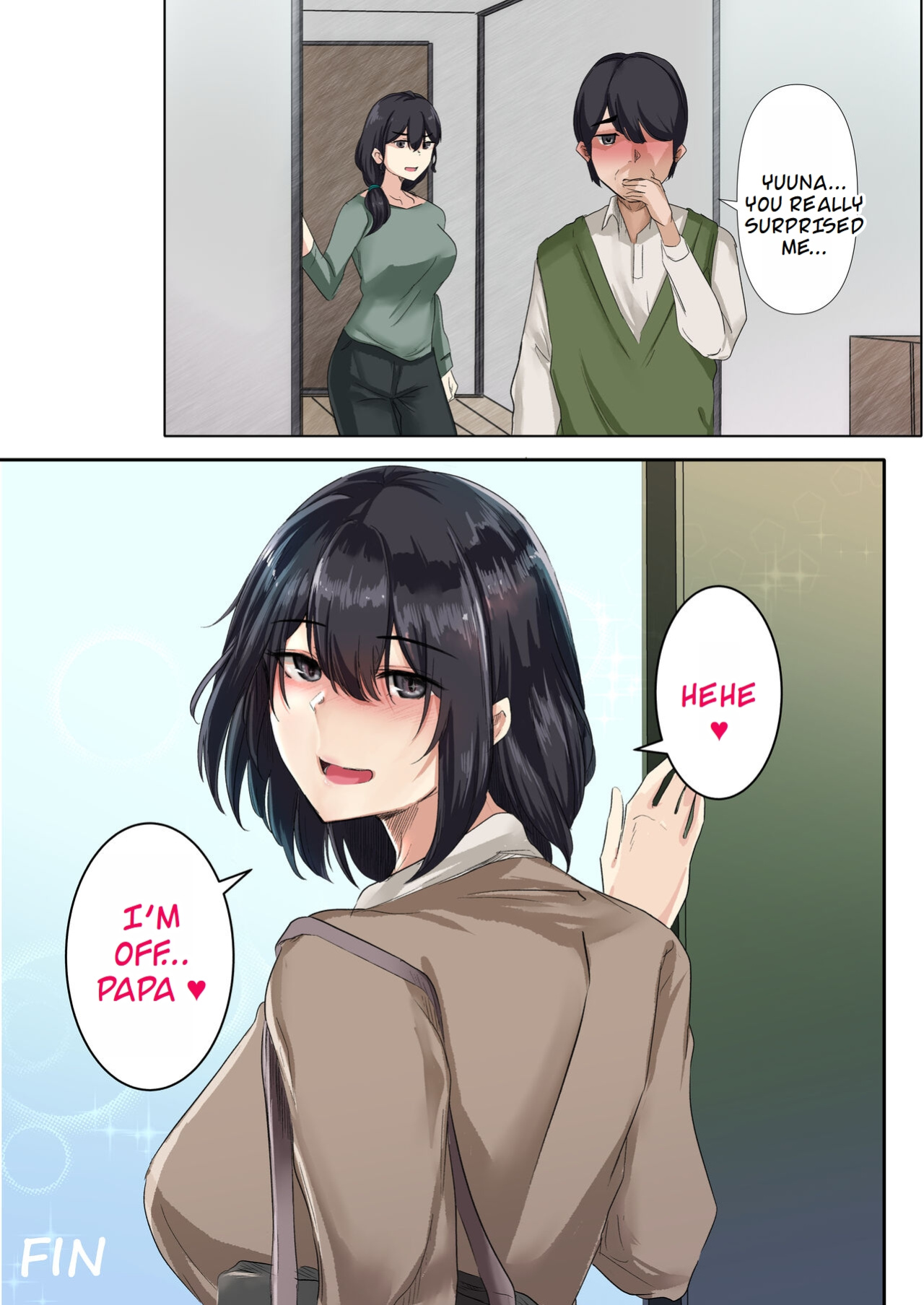 [Merukoro (KANIKORO)] Otou-san to Sex Shitara Dame desu ka? (Is it wrong to have sex with my dad?) [MTL]