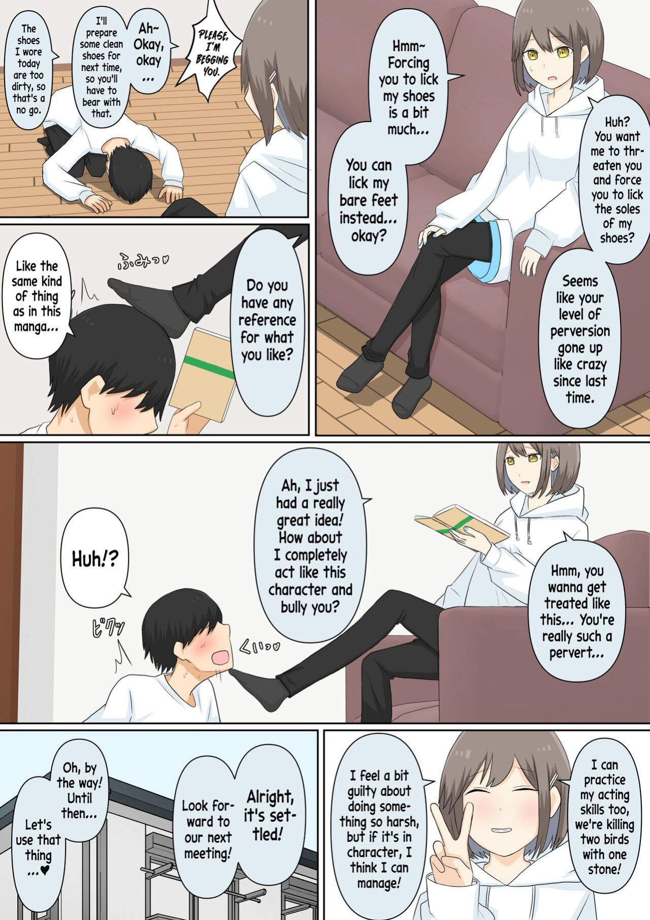 [Kaoinshou Zero, Shigu] A Story About Confessing My Masochistic Tendencies To My Childhood Friend And Having Her Bully Me | Osananajimi Kanojo ni Mazobare Shite Ijimete Morau Hanashi [mali]