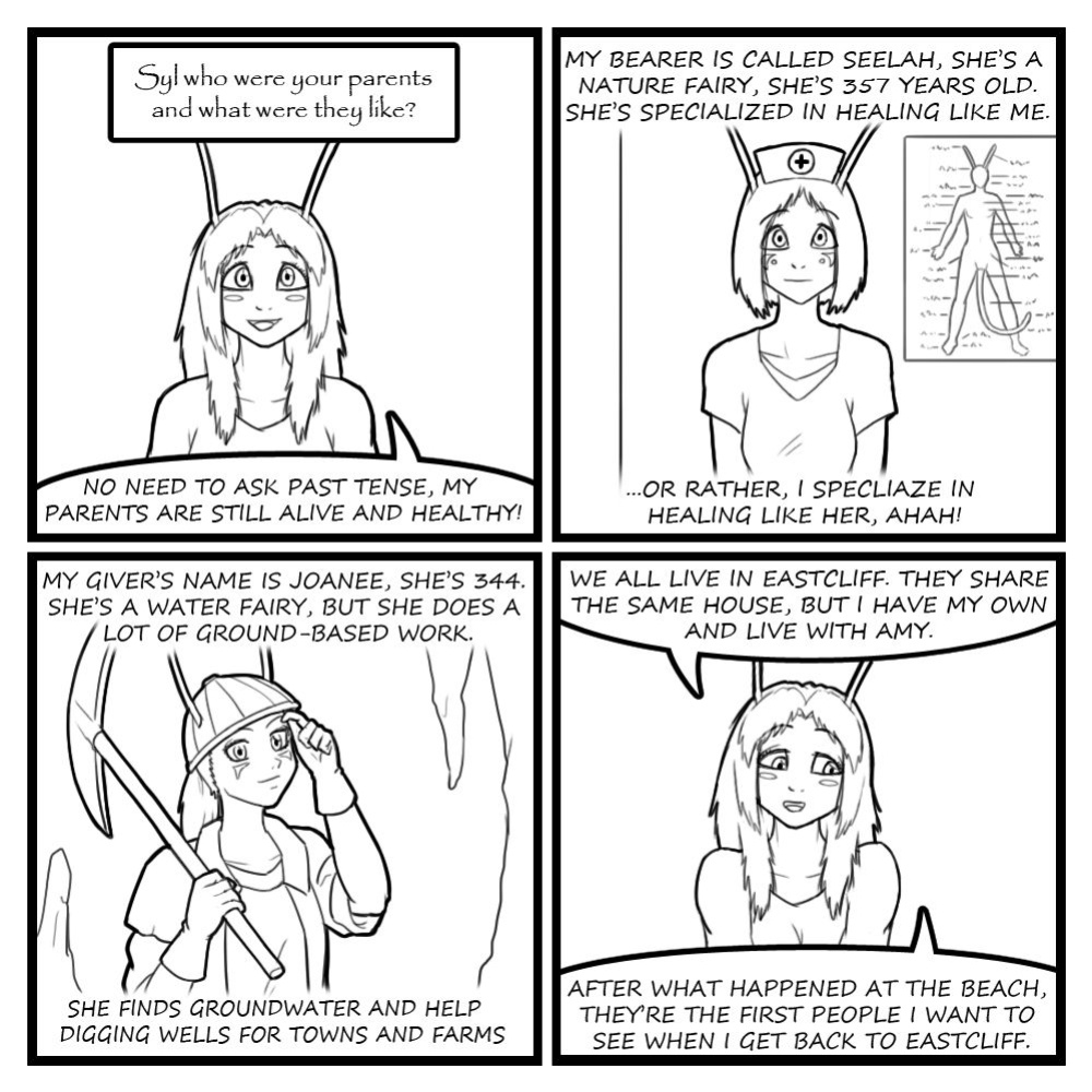 [Eldrik] Fairies vs Tentacles - Character Questions