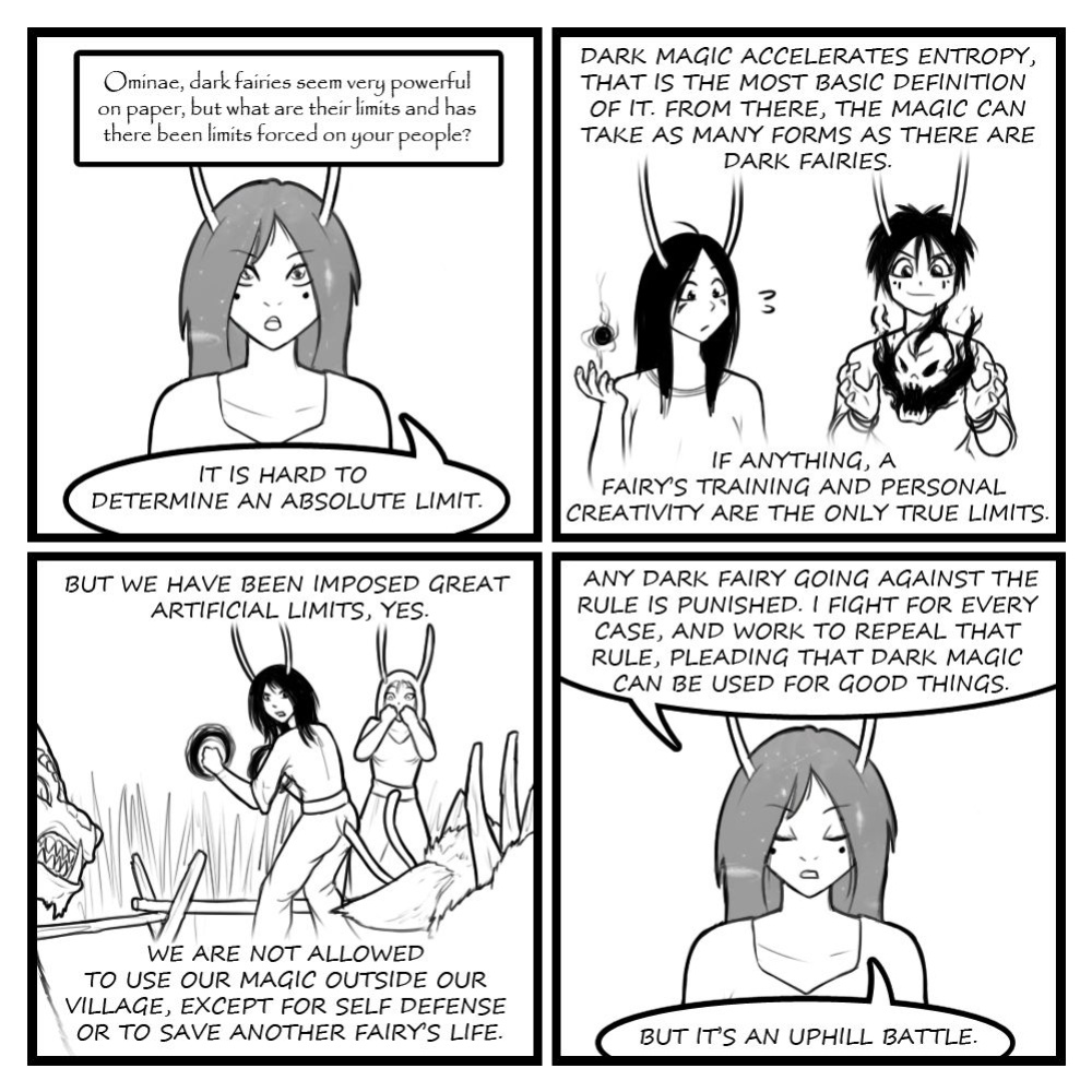 [Eldrik] Fairies vs Tentacles - Character Questions