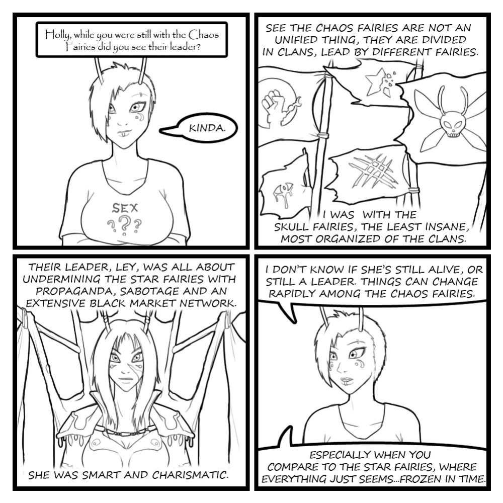 [Eldrik] Fairies vs Tentacles - Character Questions