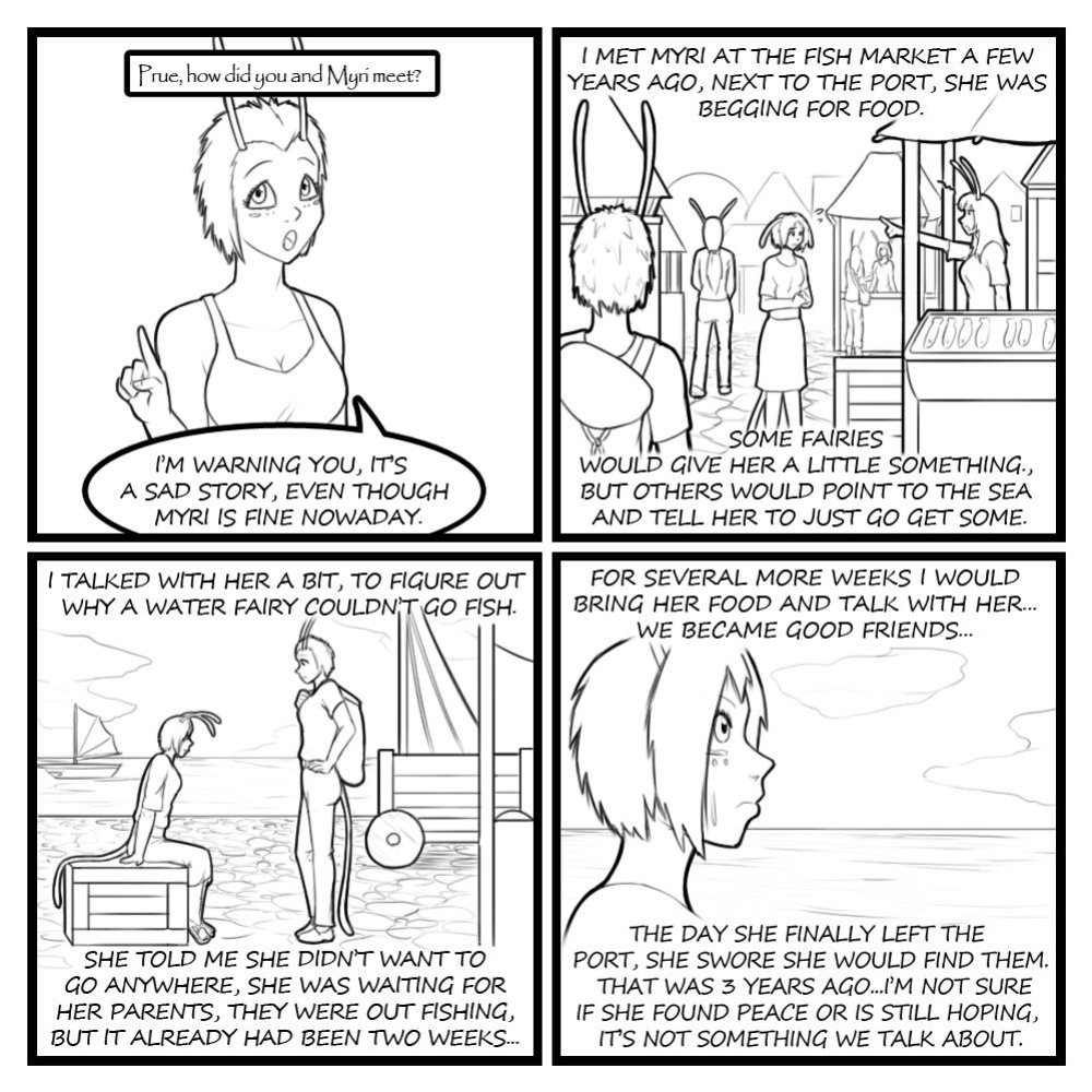 [Eldrik] Fairies vs Tentacles - Character Questions