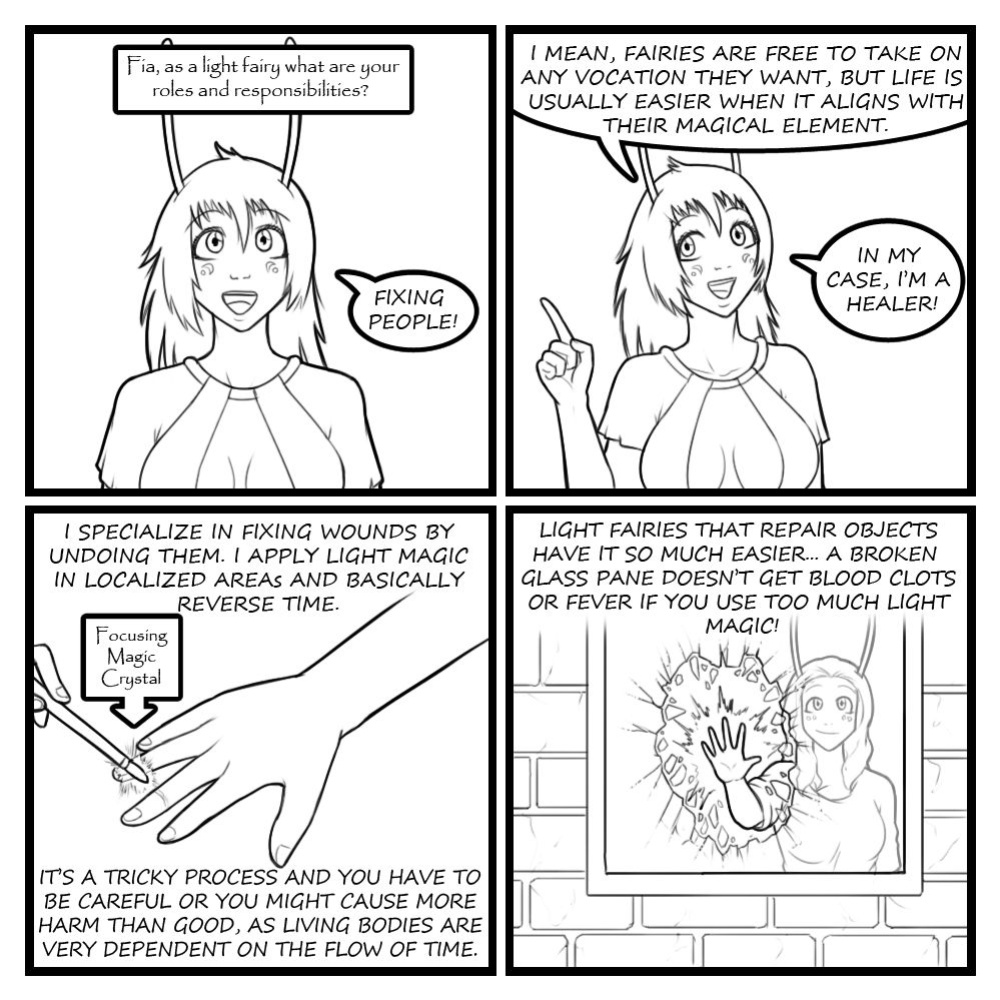 [Eldrik] Fairies vs Tentacles - Character Questions