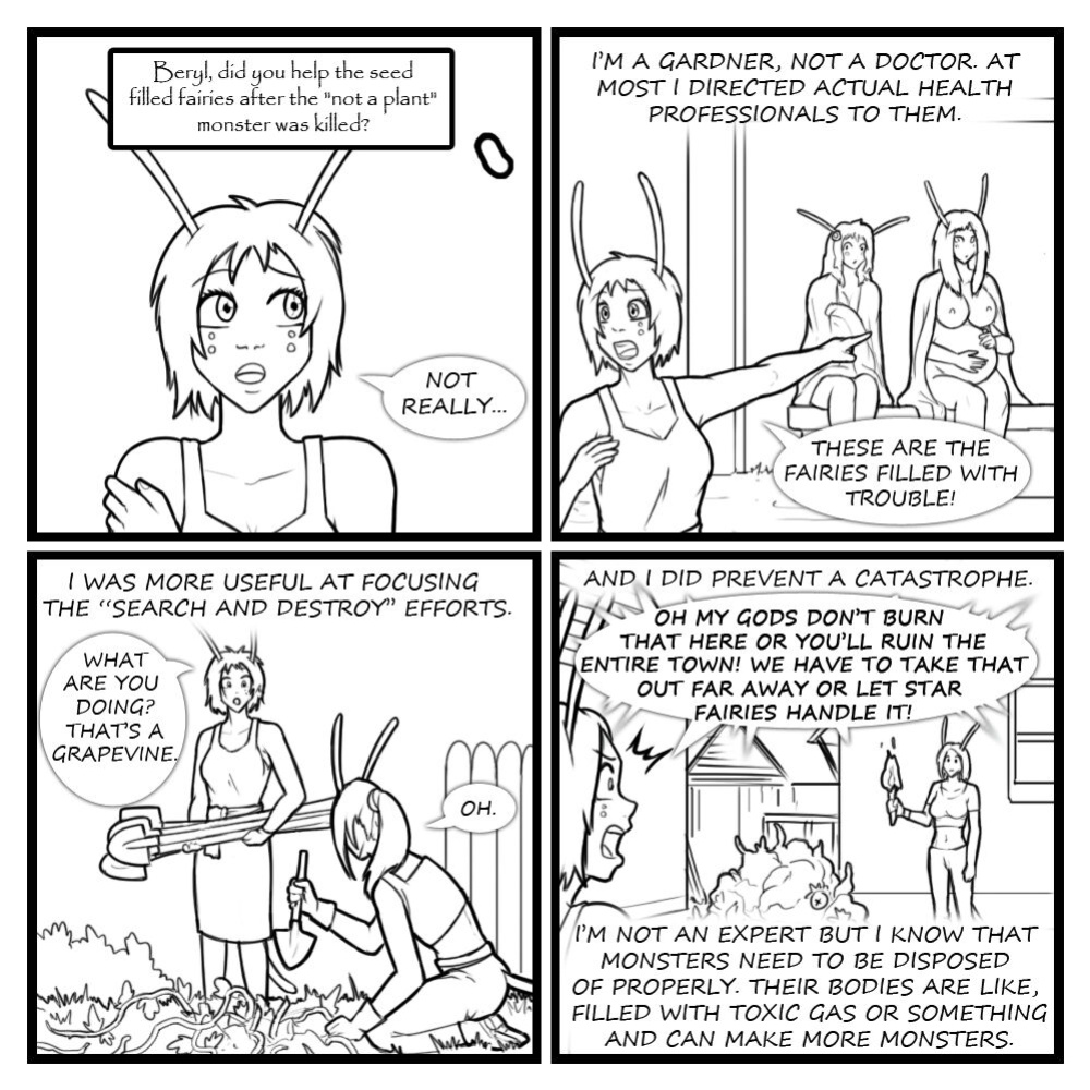 [Eldrik] Fairies vs Tentacles - Character Questions