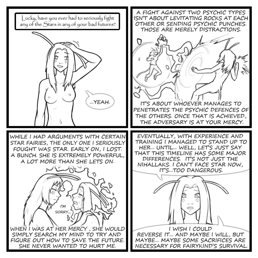 [Eldrik] Fairies vs Tentacles - Character Questions