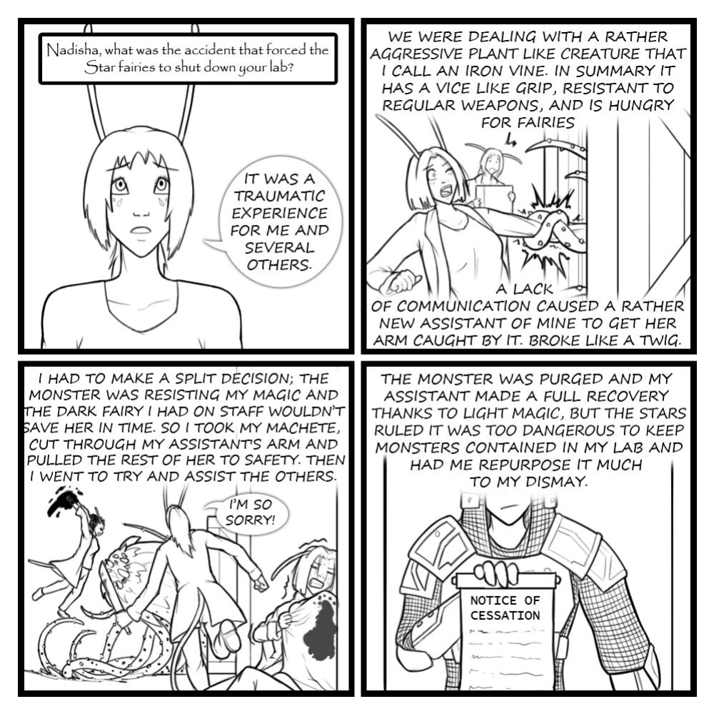 [Eldrik] Fairies vs Tentacles - Character Questions