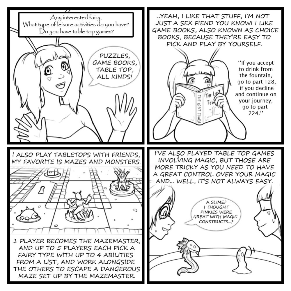 [Eldrik] Fairies vs Tentacles - Character Questions