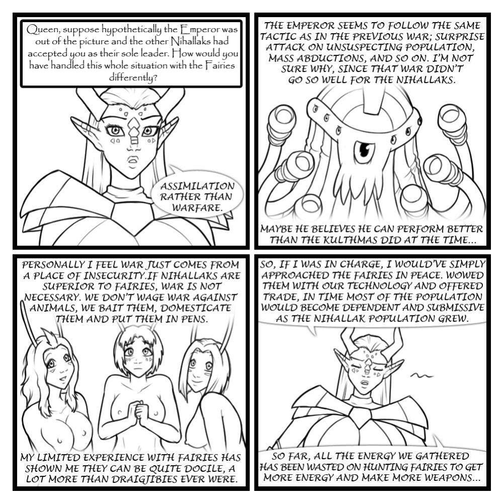 [Eldrik] Fairies vs Tentacles - Character Questions