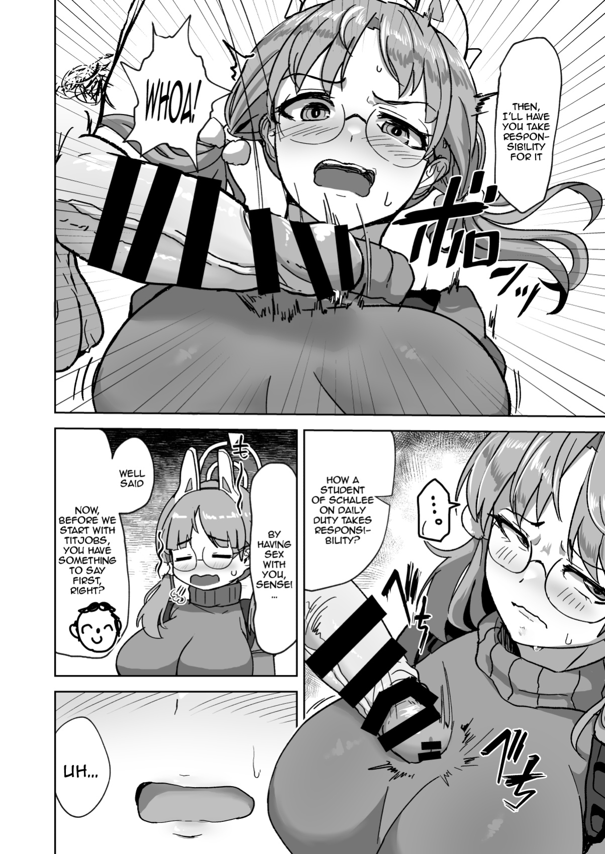 [Pure Chantai Ochu (Miki Chika)] Hame Tsutsu! | Fucking Tendency! (Blue Archive)