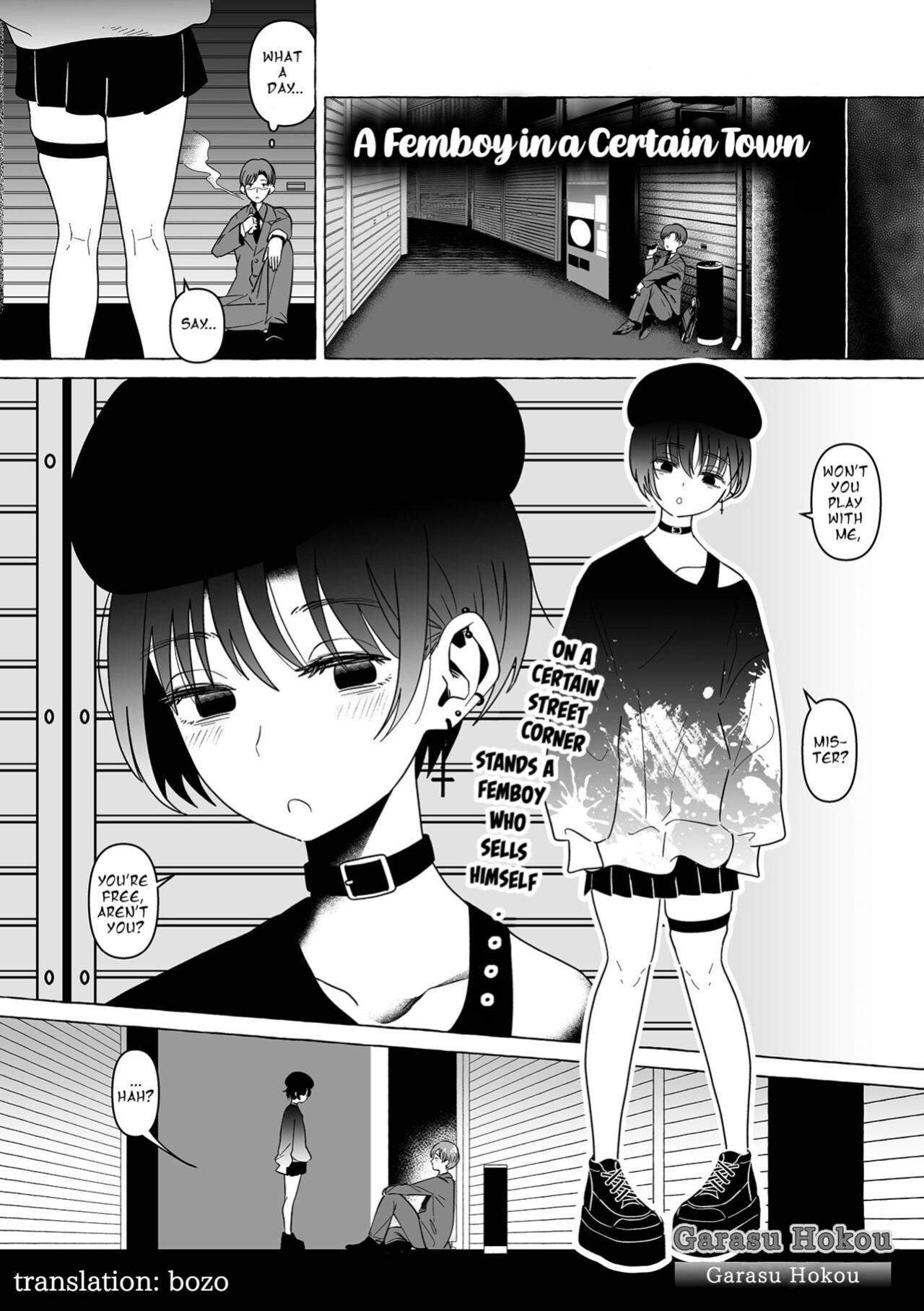 [Garasu Hokou] A Femboy in a Certain Town