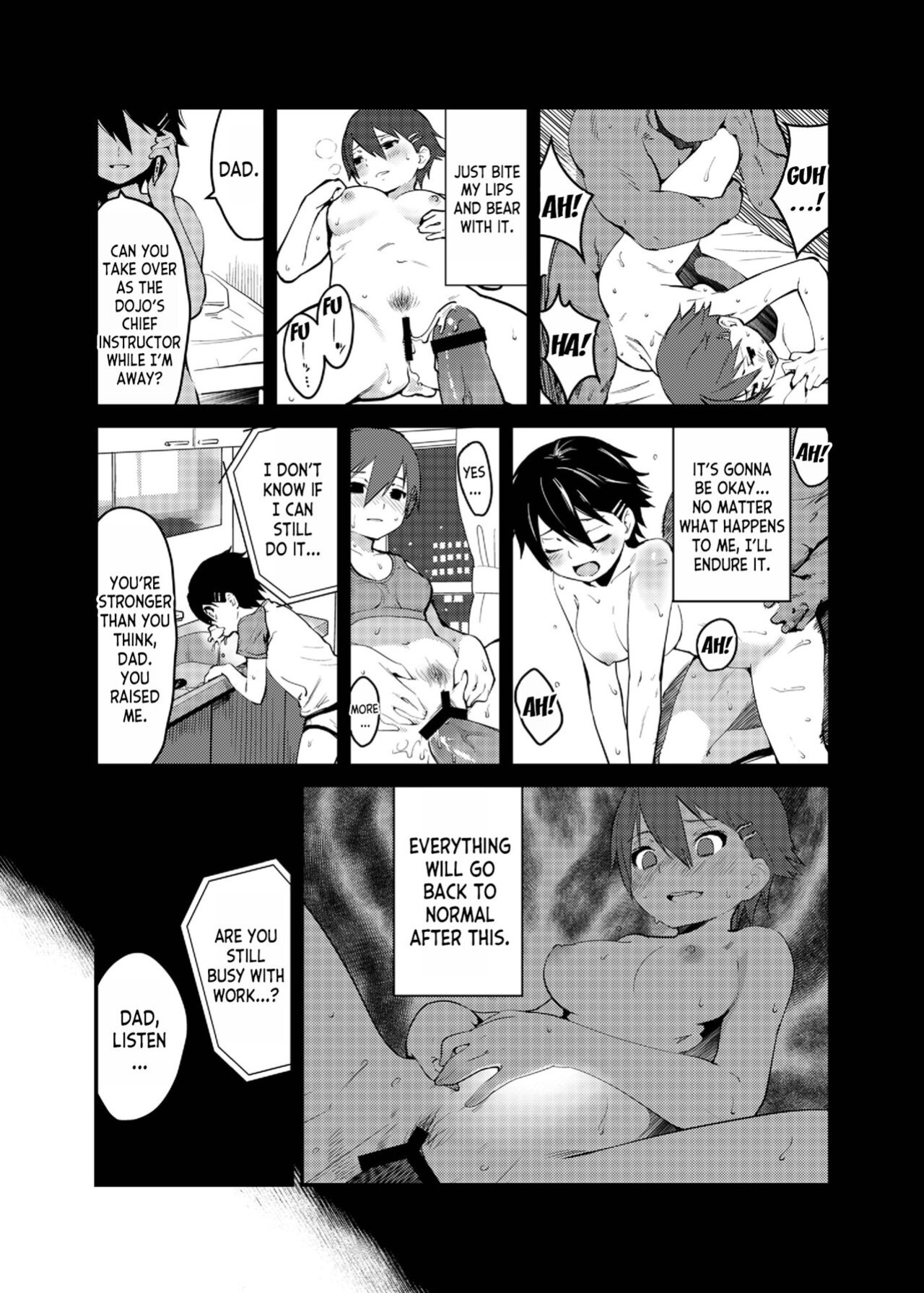 [Wanpaku Shoujo (2=8)] Boku ga Chichi no Kataki to Sex Suru Riyuu [desudesu]