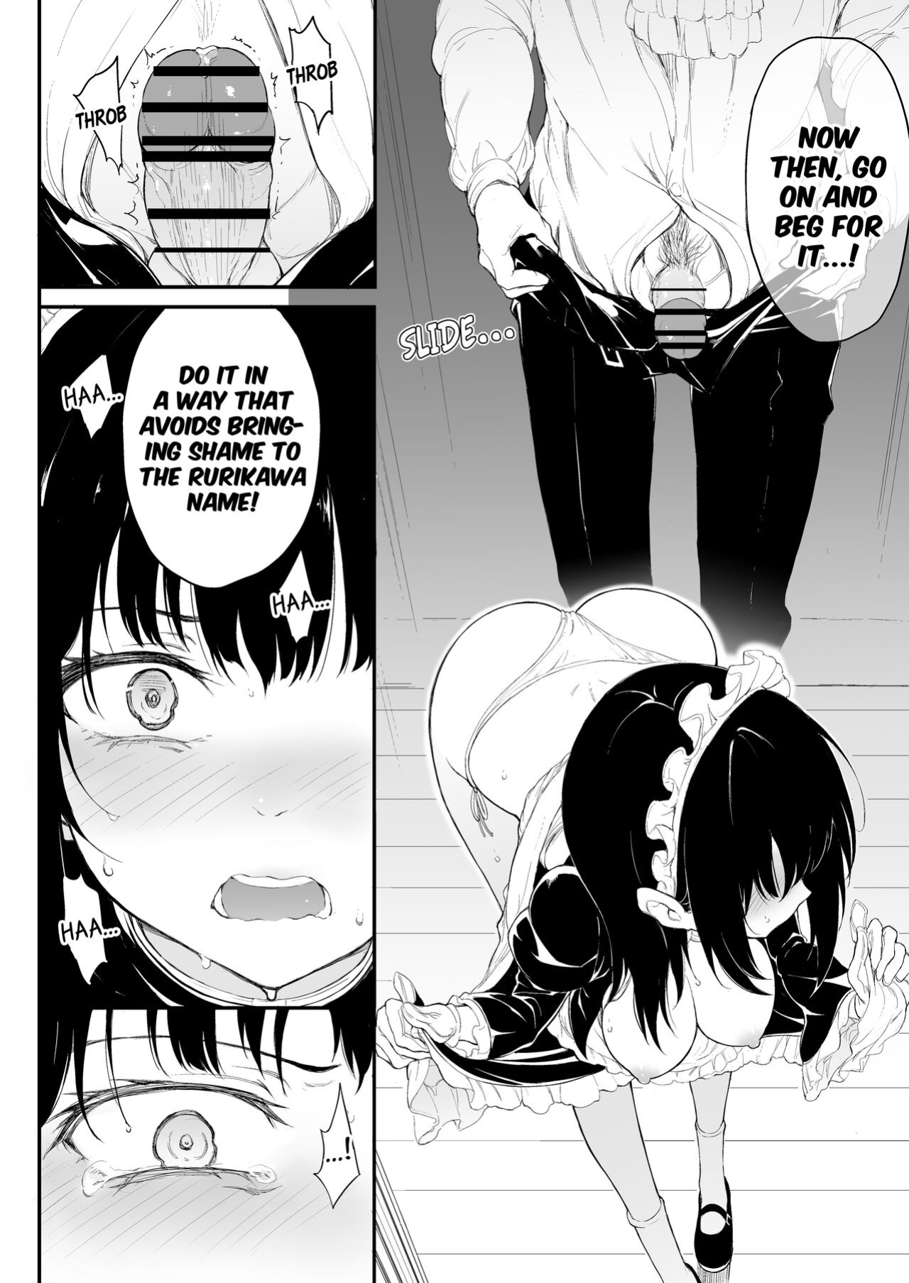 [Kyockchokyock (Kyockcho)] Maid Kyouiku. -Botsuraku Kizoku Rurikawa Tsubaki-