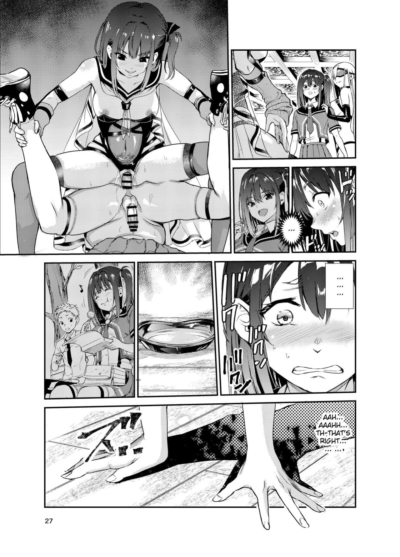 [Raid Socks (Tricky)] Tsuyagari Mura 7 ~Kareshi o Mamoru Tame Hikyou no Mura de Kyousei Gohoushi & NTR Sex~ [Ruruscanlations]
