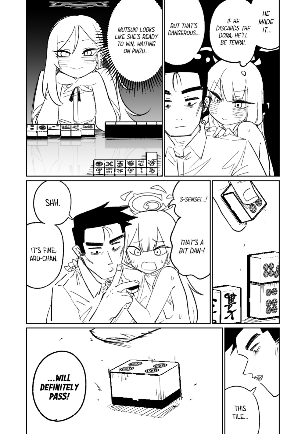 [Asahina Yoshitosi] Benriya 68 Datsui Mahjong Ichi ~Sankaisen~ (Blue Archive) [Cuddlebuns]