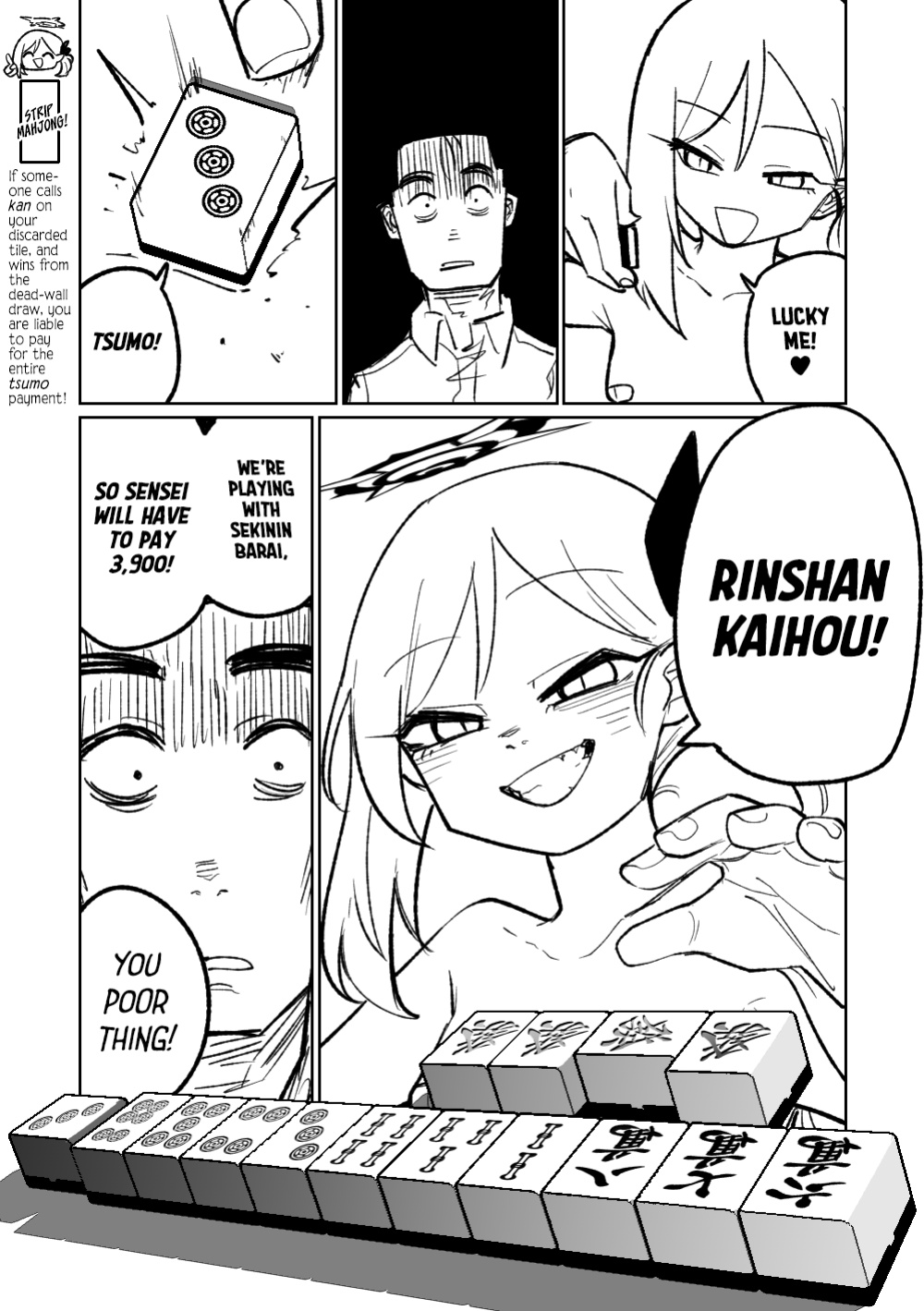 [Asahina Yoshitosi] Benriya 68 Datsui Mahjong Ichi ~Sankaisen~ (Blue Archive) [Cuddlebuns]