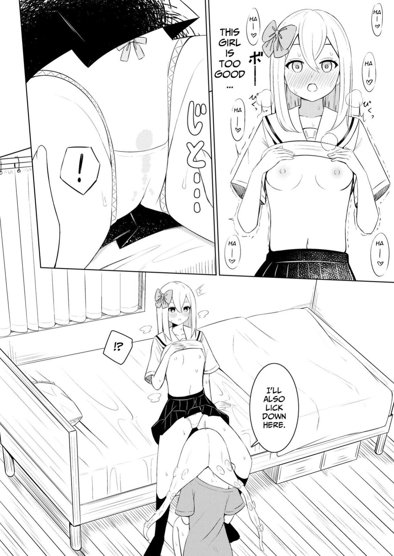 [Sakura Yuu] Syokusyu Syouzyo Hiro I Masi Ta. | I Picked Up A Tentacle Girl. [BlinkT]