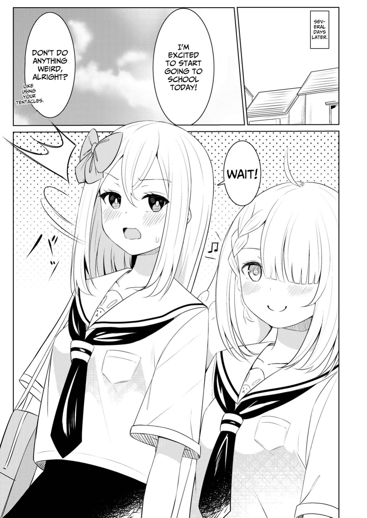 [Sakura Yuu] Syokusyu Syouzyo Hiro I Masi Ta. | I Picked Up A Tentacle Girl. [BlinkT]