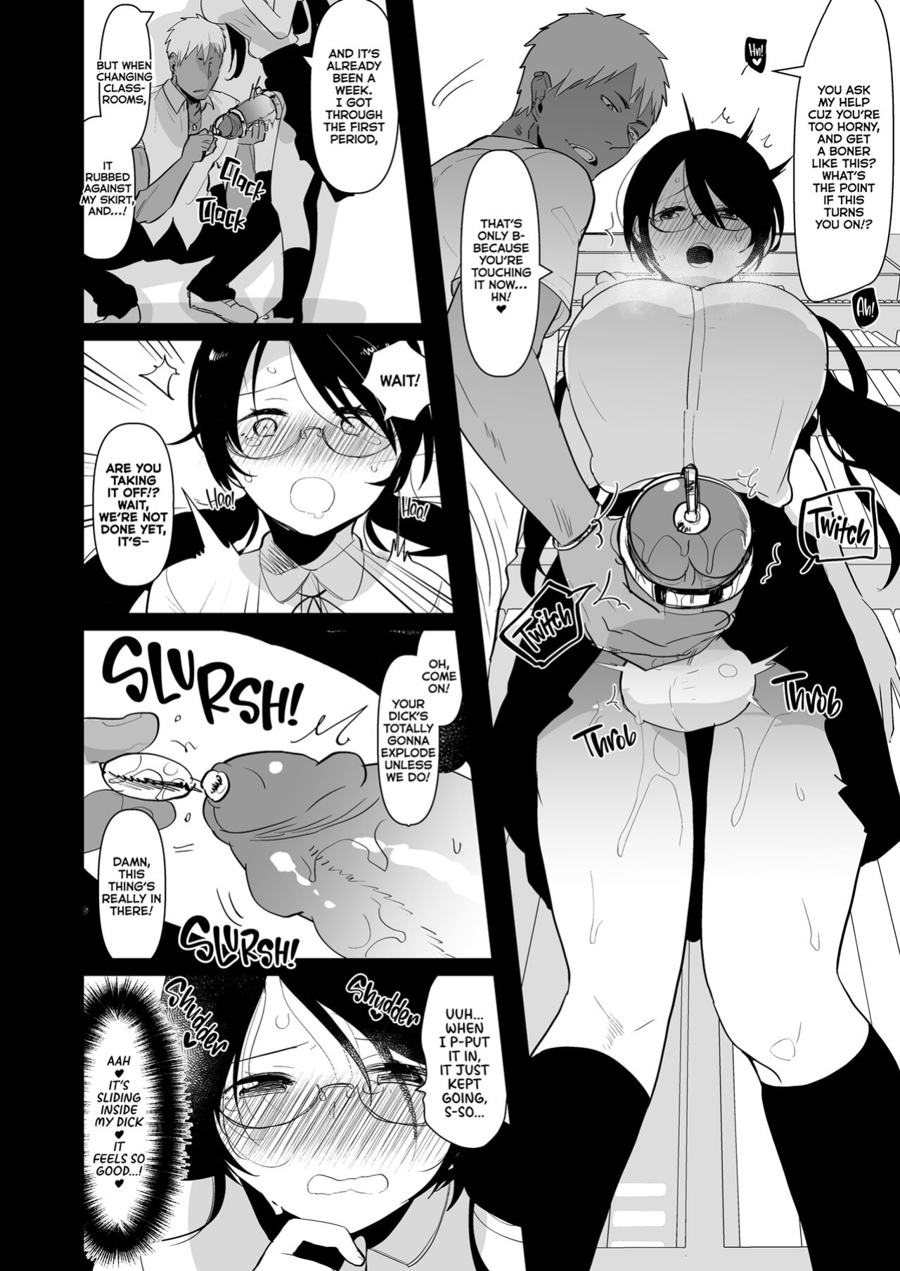 [Aimaitei (Aimaitei Umami)] Yarichin (Moto) no Ore ga Jimi de Otonashii Kanojo (Kyonyuu) no Futanari Dekachin ni Dohamari Shiteru Hanashi | My Womanizing Days Are Over! Now I’m All About Her Futa Cock