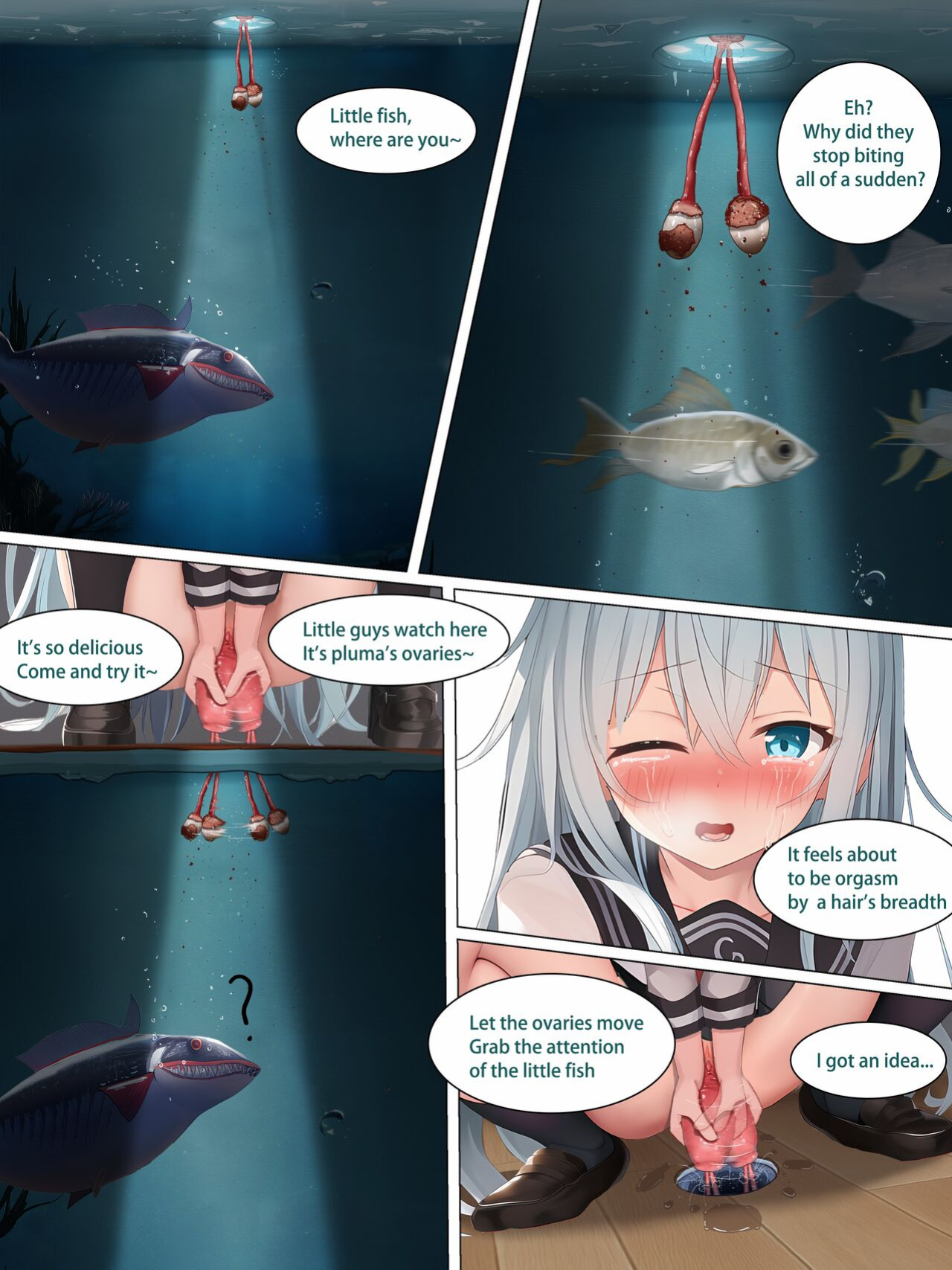 Pluma's ice-fishing