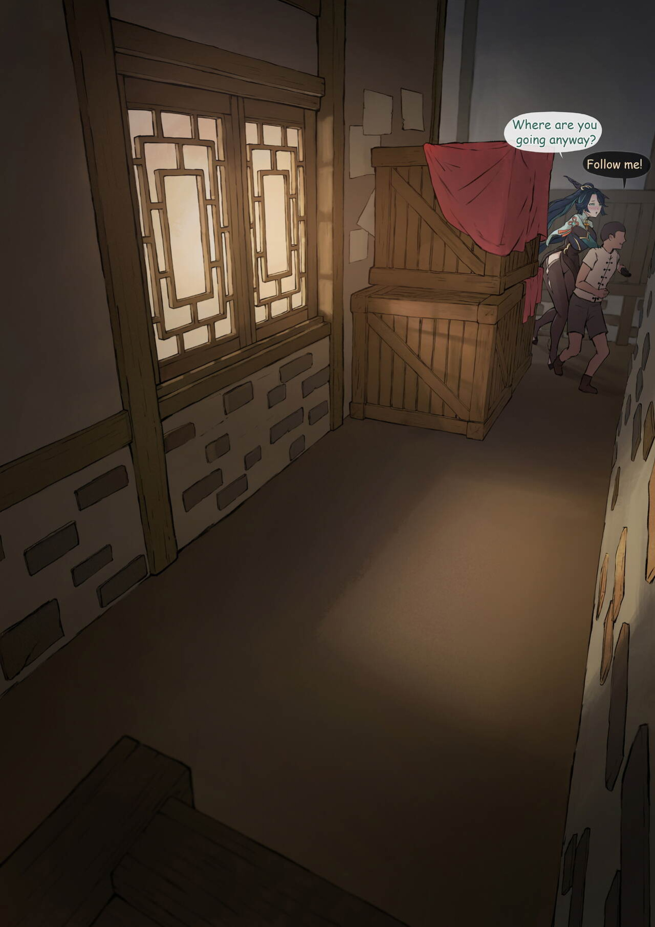 [Frozenspiderlily][Frzspiderlily] Xianyun - Back alley(text) | 閑雲 - 后巷 (Genshin Impact) [无修]