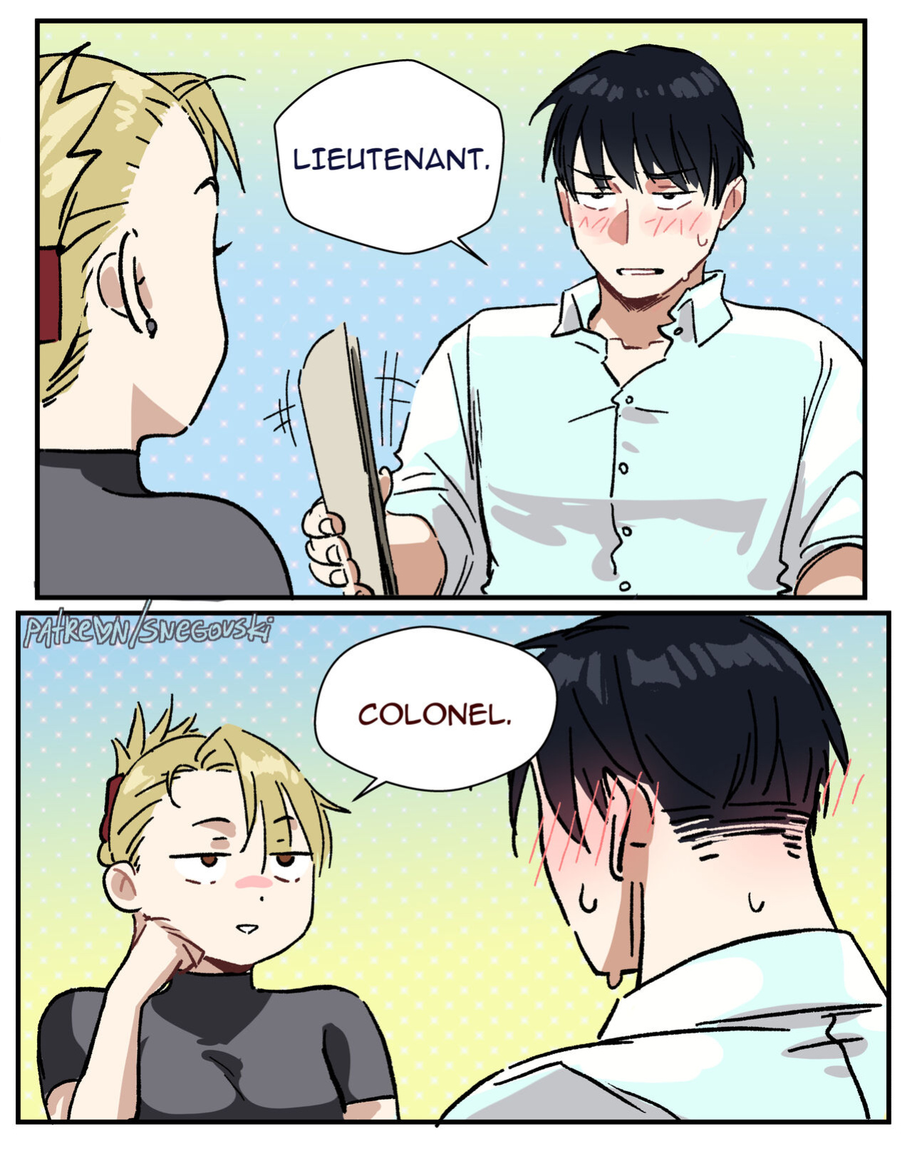 [Snegovski] Roy Mustang x Riza Hawkeye
